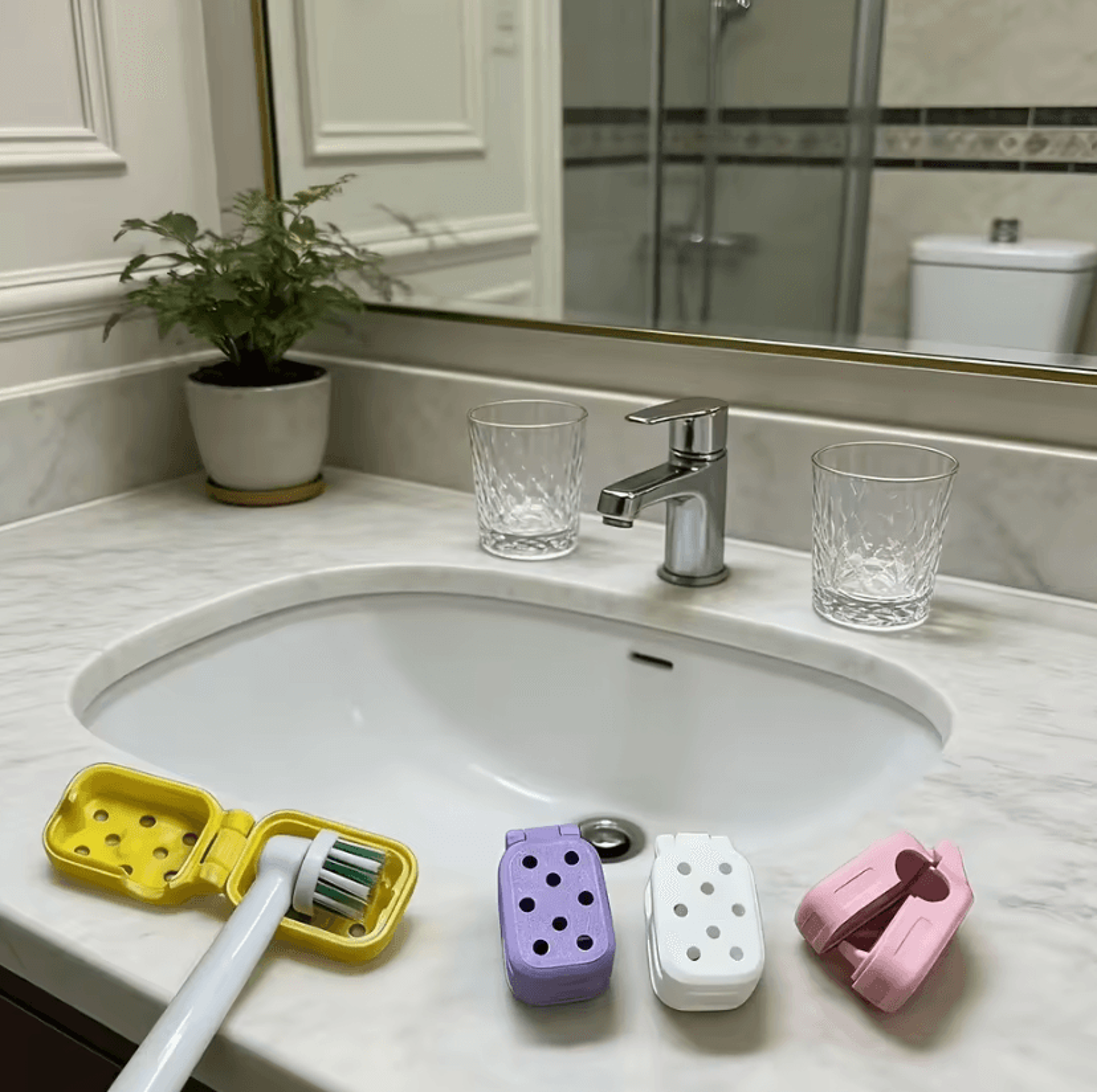 Electric Toothbrush Head Cover Travel Protector Cap 1