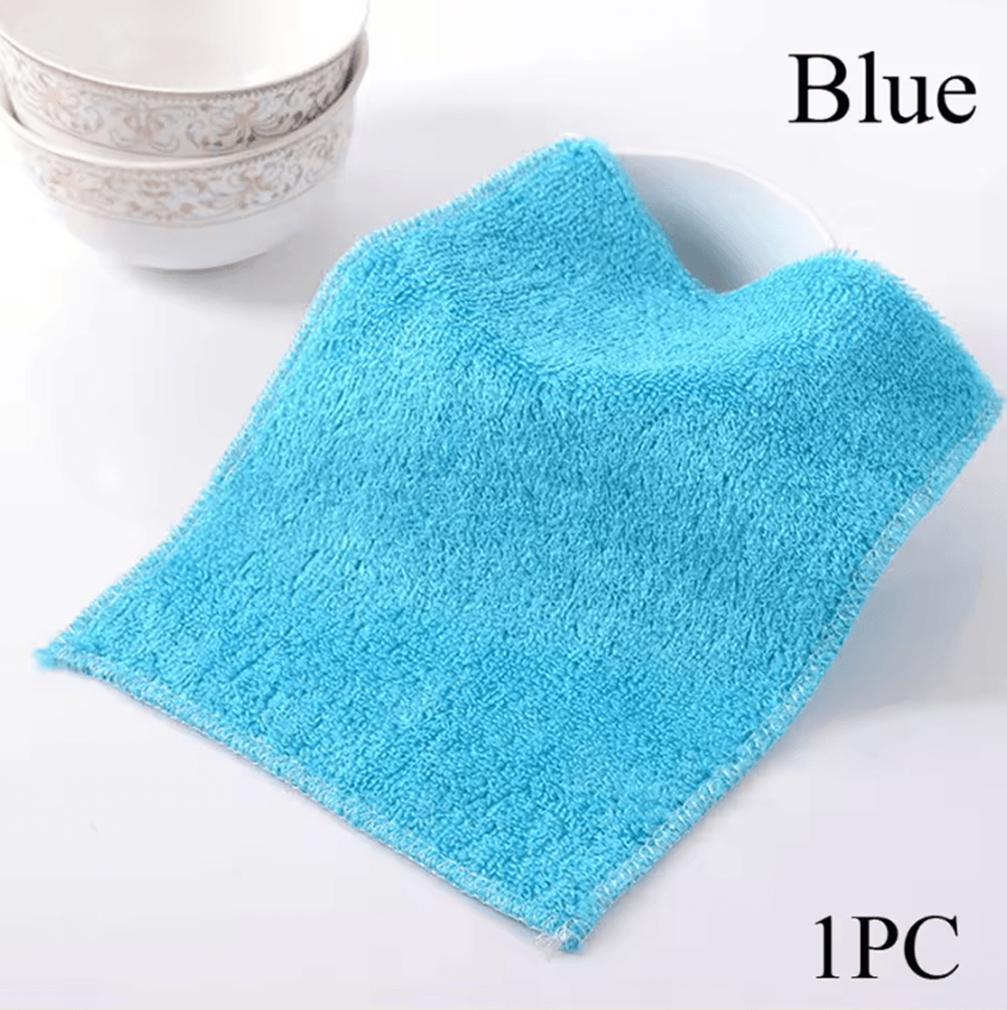 Reusable Bamboo Fiber Anti Grease Kitchen Cleaning Cloth 9