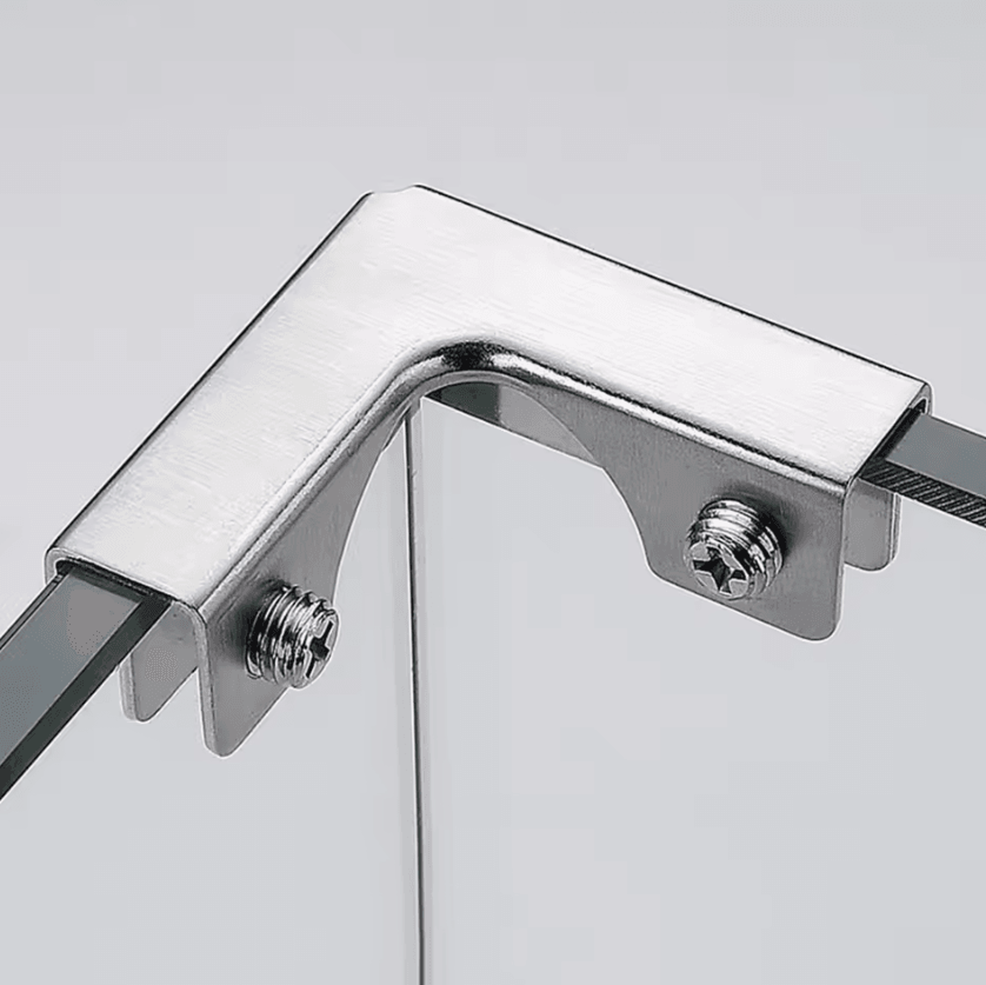 304 Stainless Steel L Type And T Cross Glass Corner Clips 1