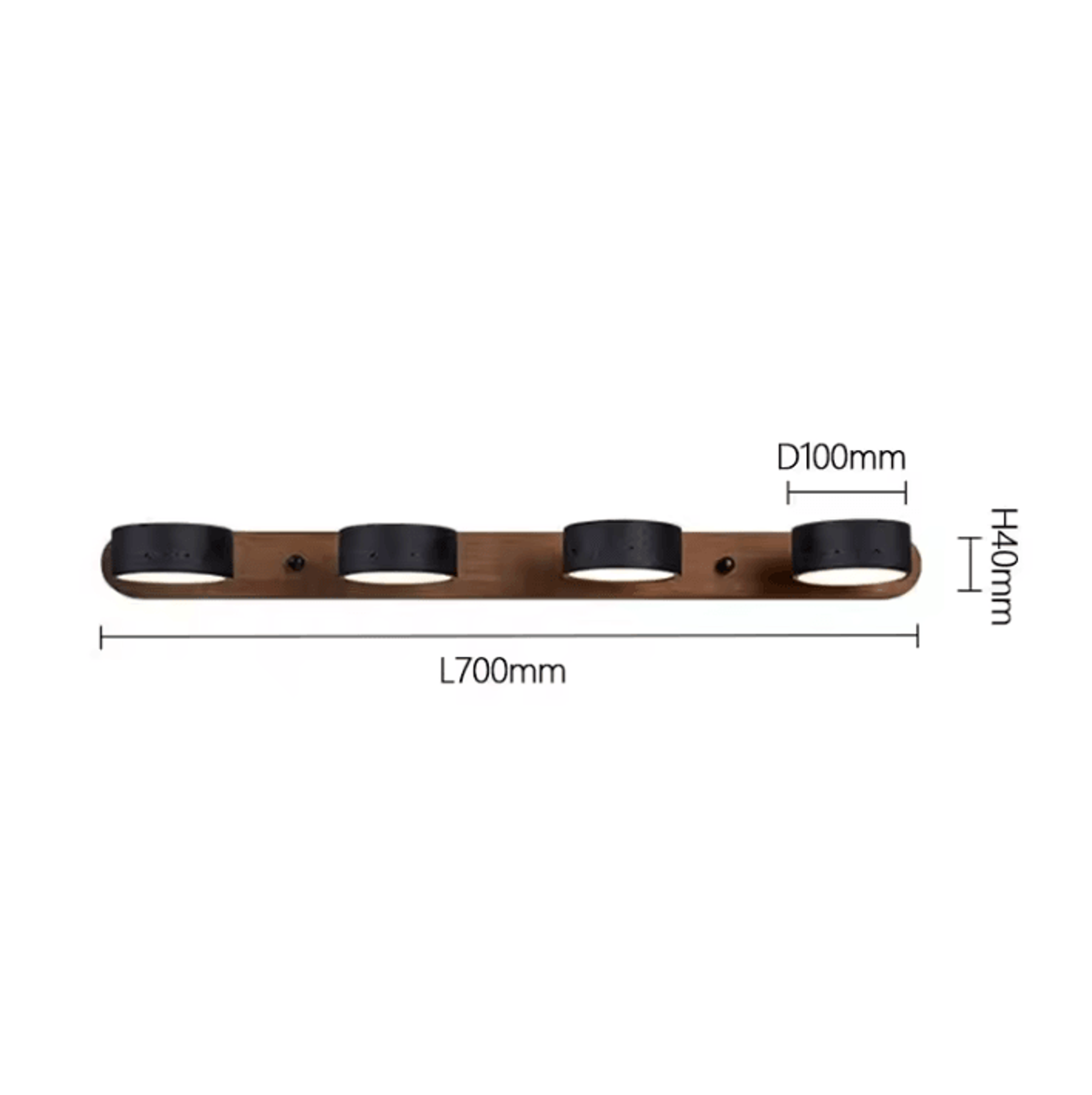 Black Cave Stone Modern LED Wall Sconce 4