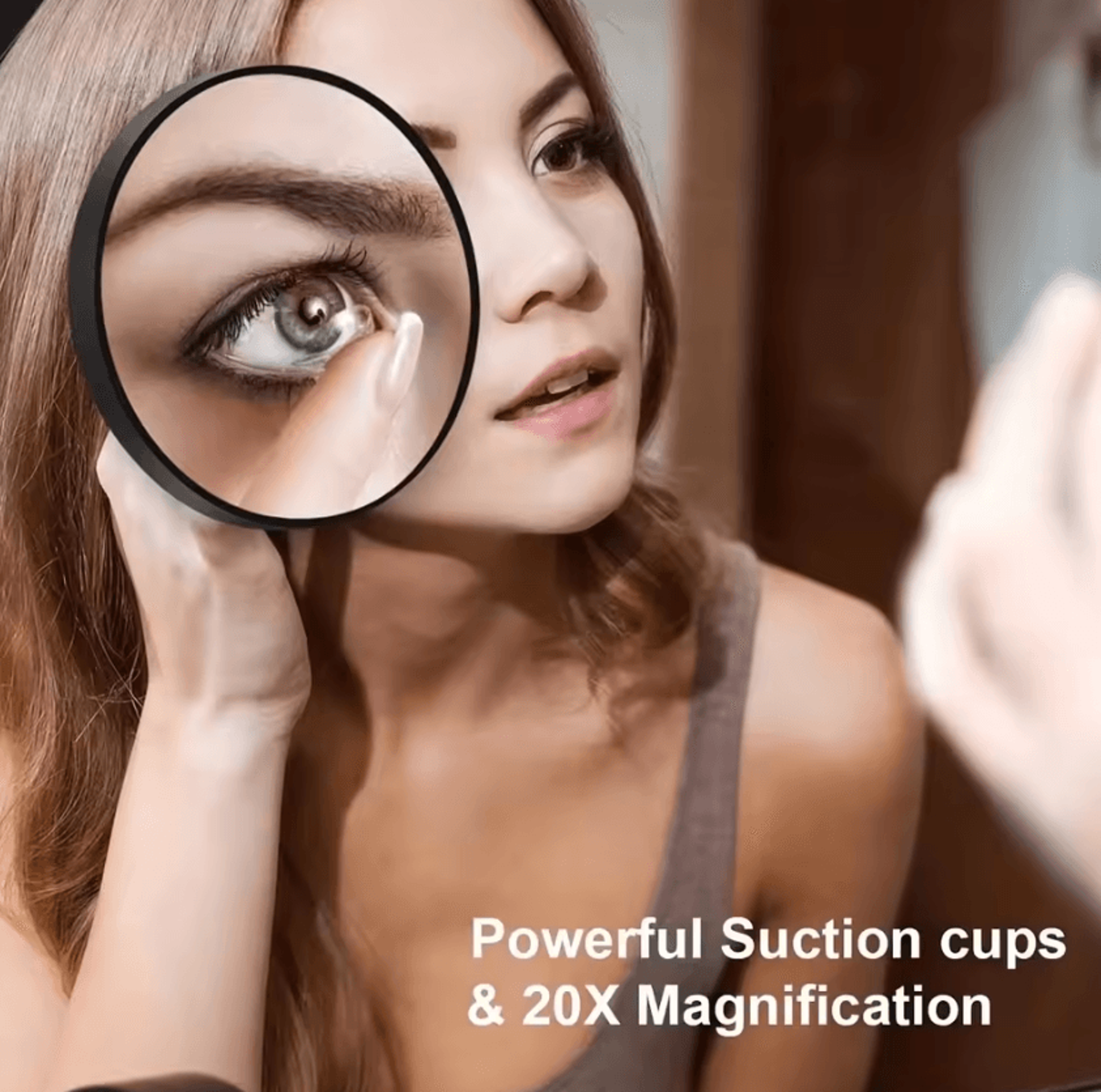 10X 20X 30X Suction Cup Magnifying Makeup Mirrors 1