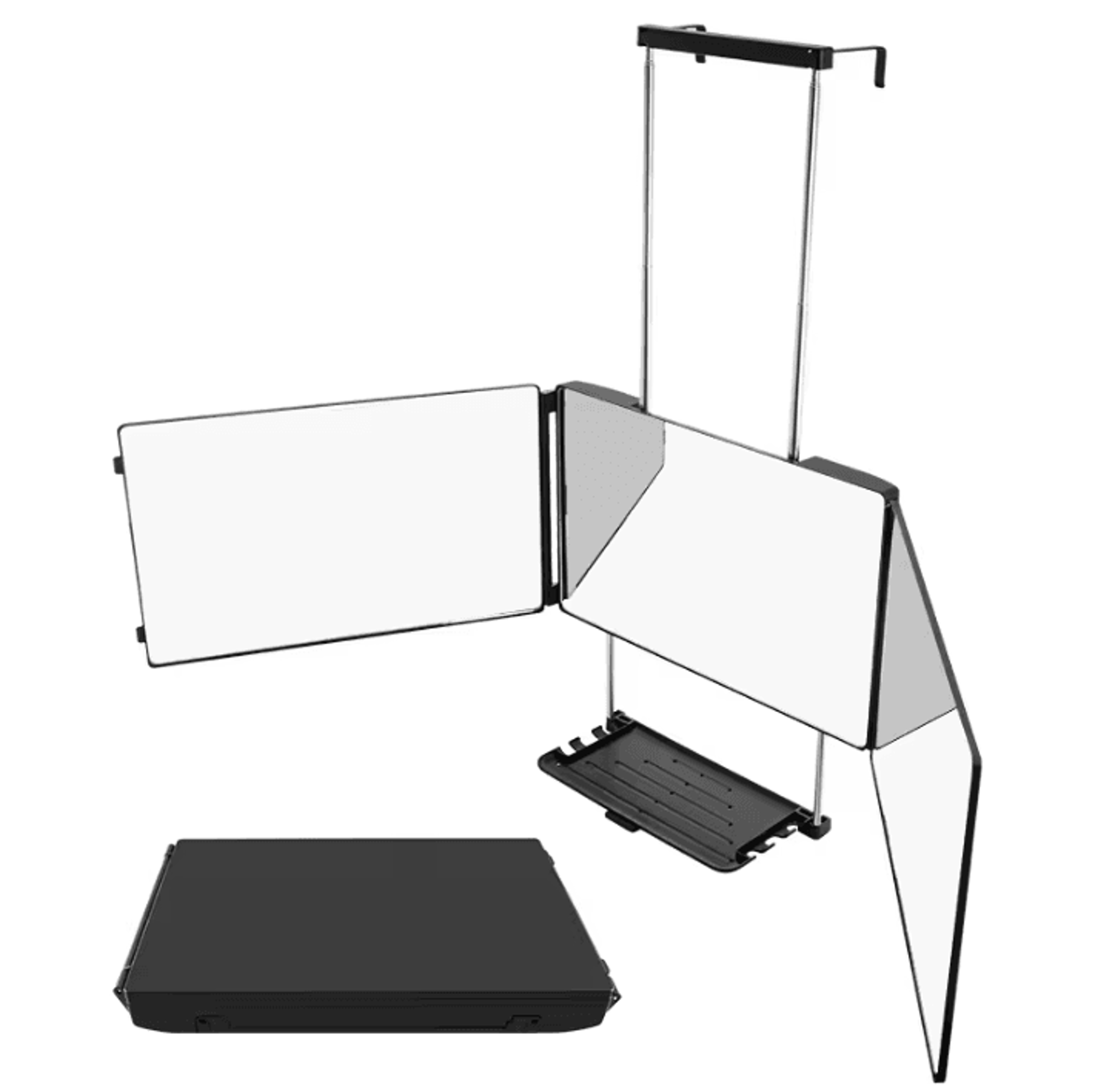 3 Way LED Hair Cutting Mirror With 360 Degree Trifold Design 5