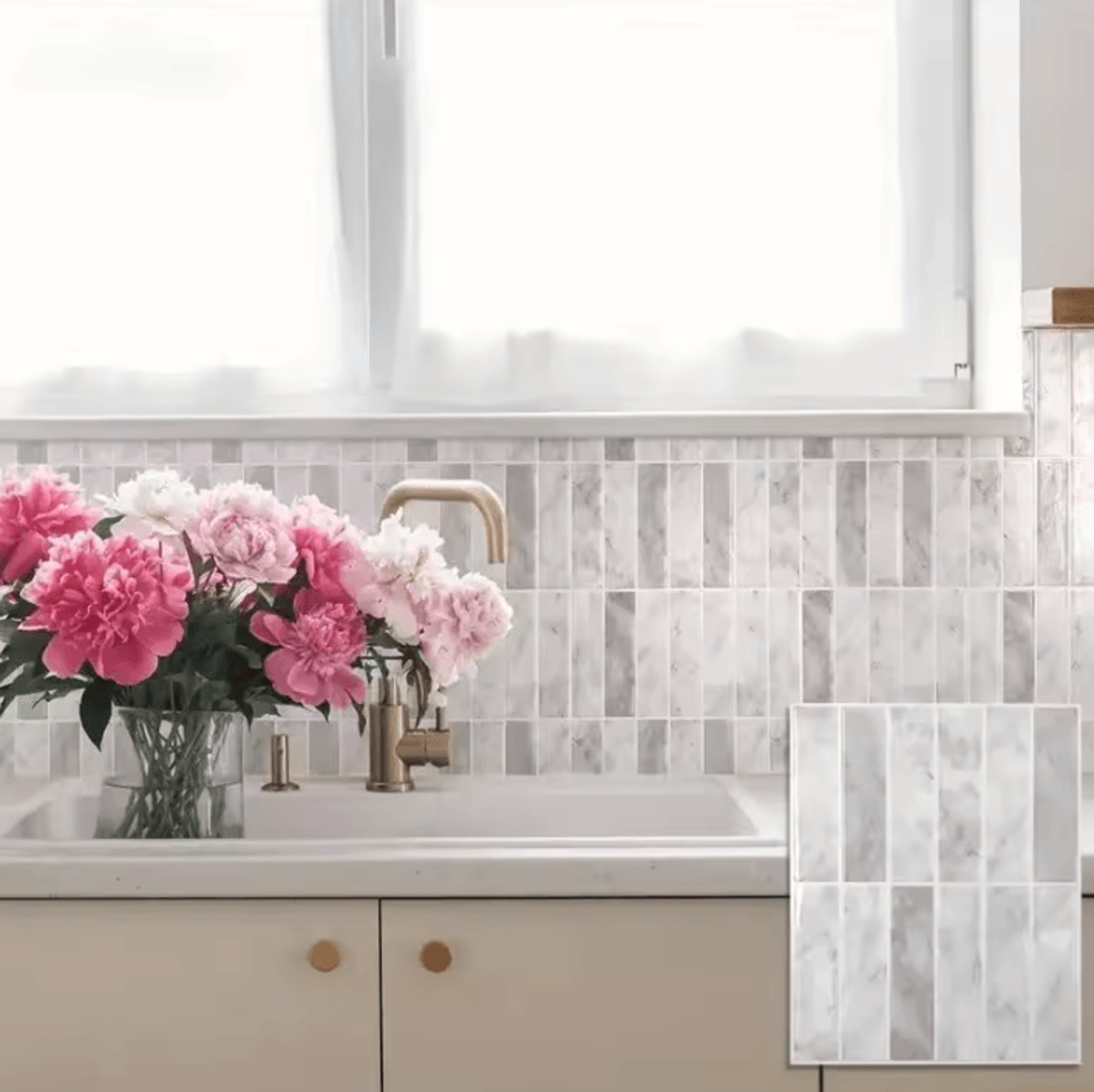Heat Resistant Peel And Stick Backsplash Wall Tiles 9