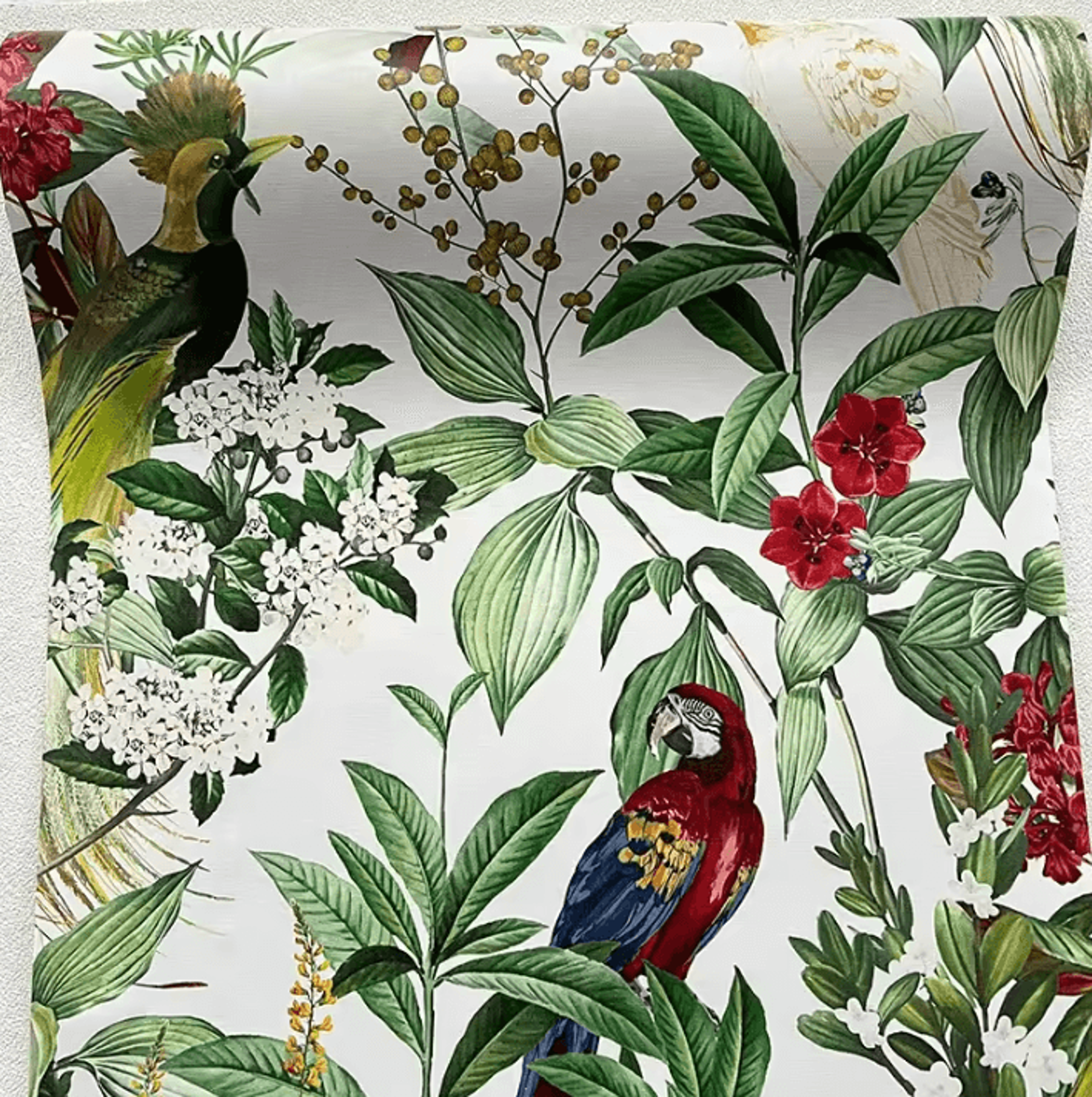 Green Plant And Floral Peel And Stick Wallpaper 1