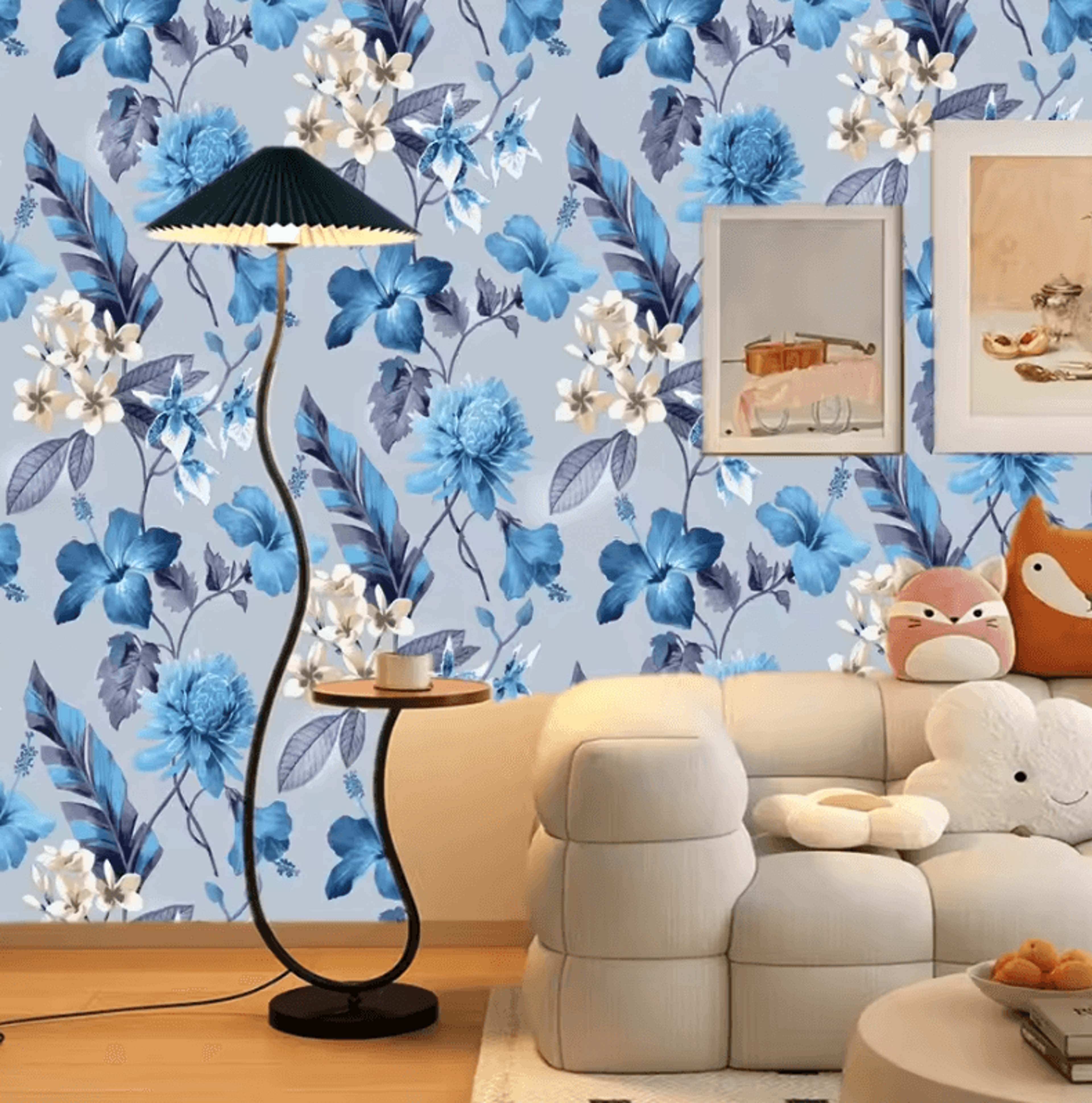 Green Plant And Floral Peel And Stick Wallpaper 7