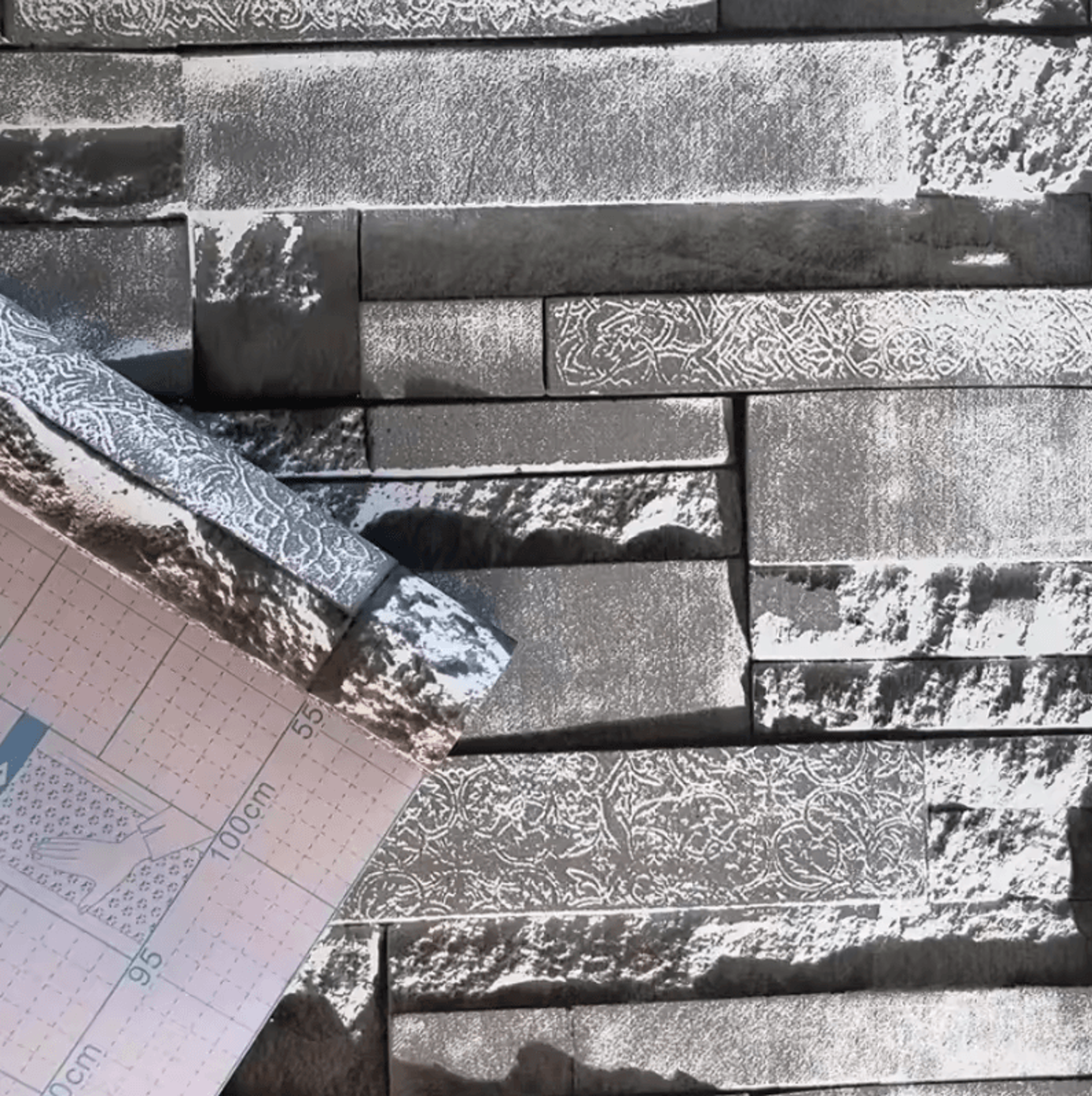 Gray Brick Peel And Stick Wallpaper Self Adhesive Faux Brick Wall Decor 2