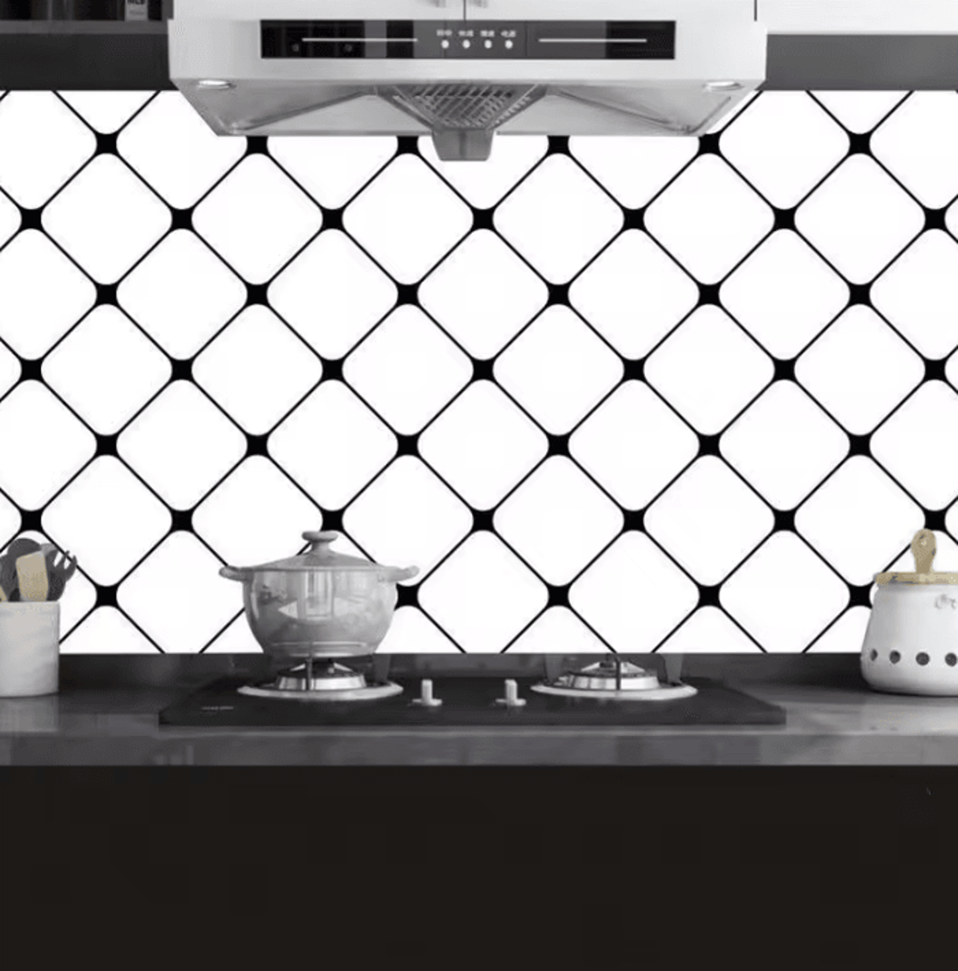 40cm Heat Resistant Kitchen Peel And Stick Wallpaper Waterproof Oil Proof Wall Sticker 1