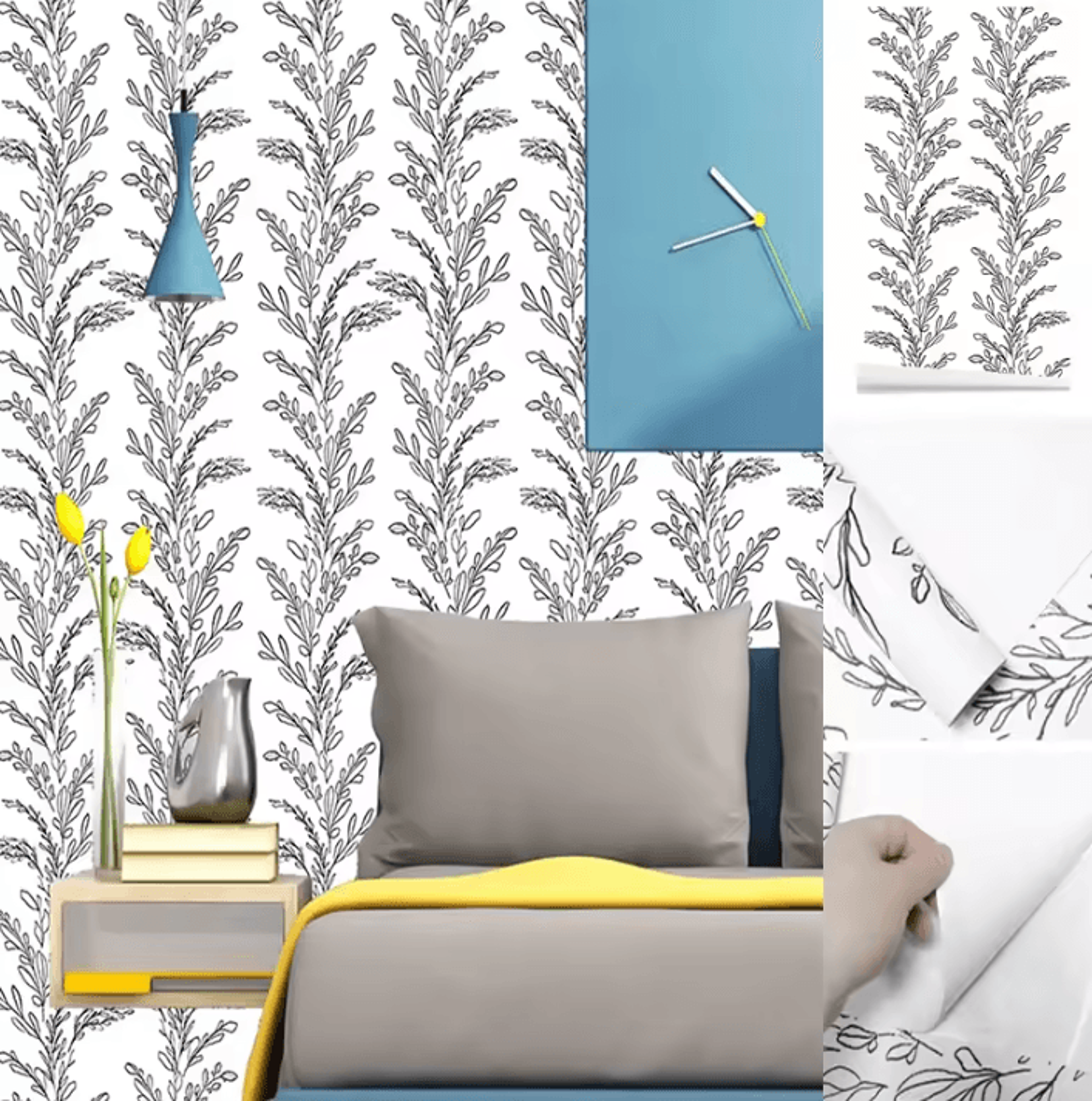 Modern Boho Gold Peel And Stick Wallpaper Waterproof Vinyl Contact Paper 9