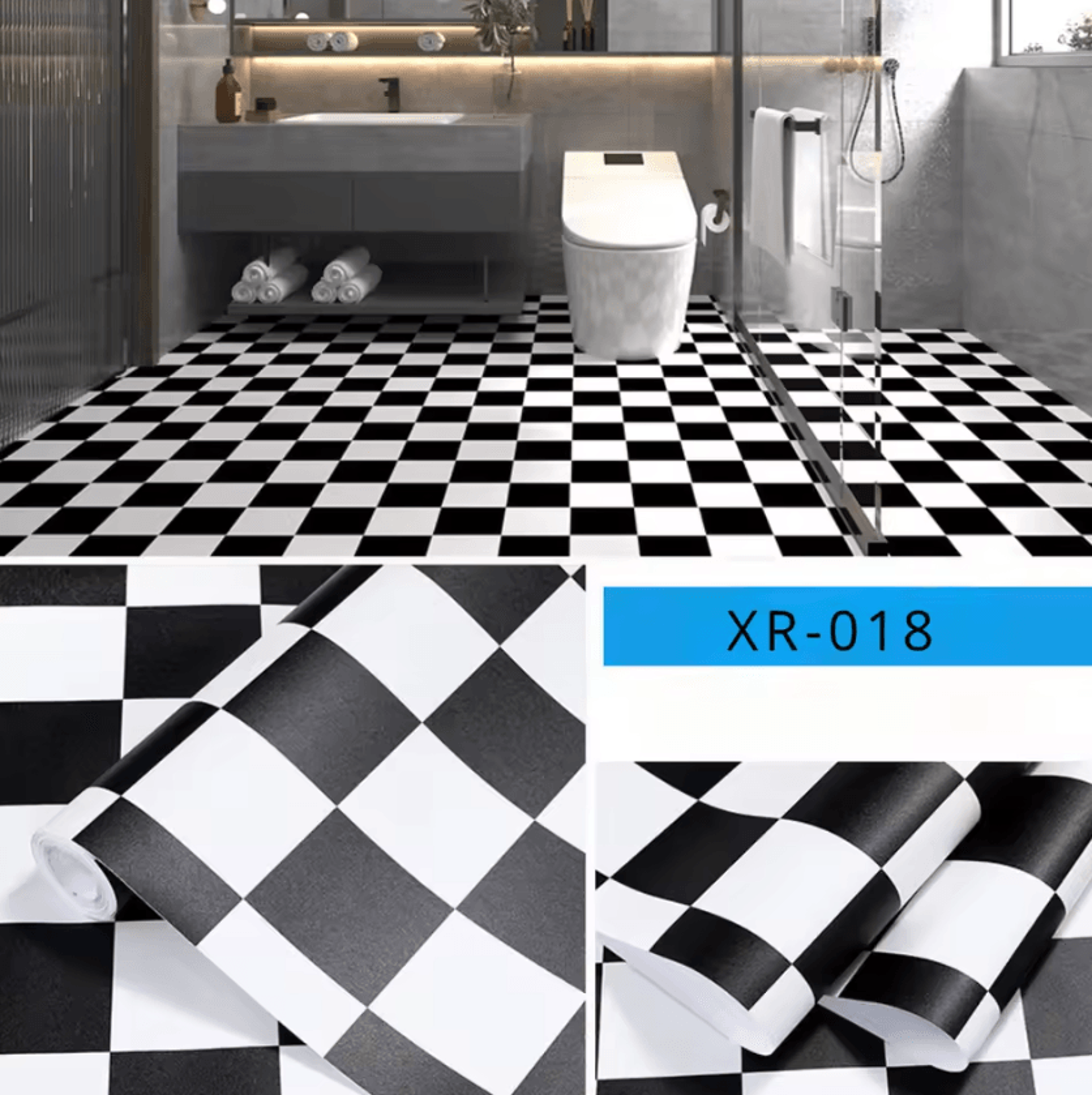 Waterproof Non Slip Peel And Stick Floor Sticker Wear Resistant PVC Flooring 12