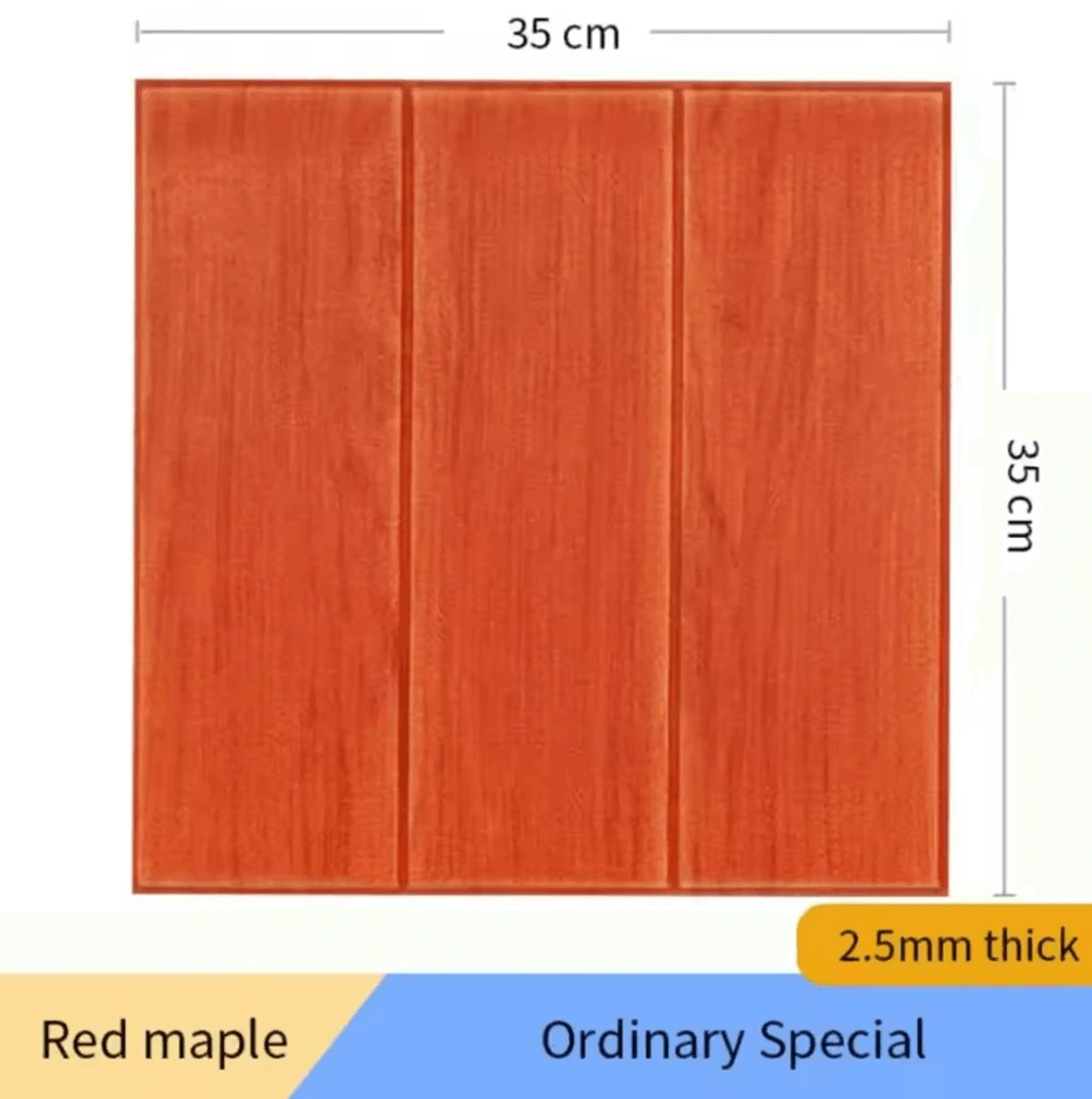 10 Piece 3D Wood Grain Peel And Stick Foam Wall Panels 5