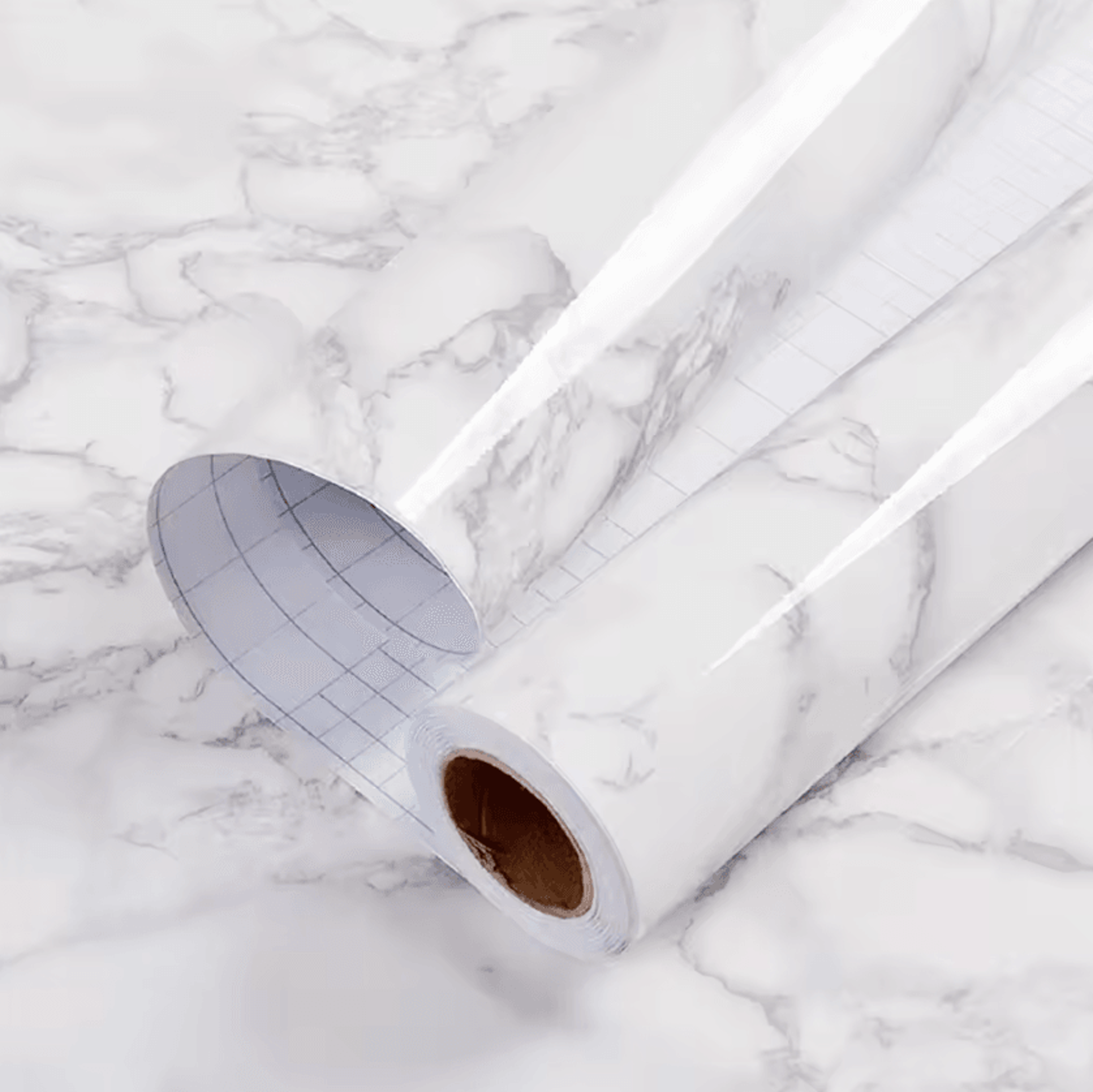 Glossy Pink Marble Peel And Stick Countertop Contact Paper 5