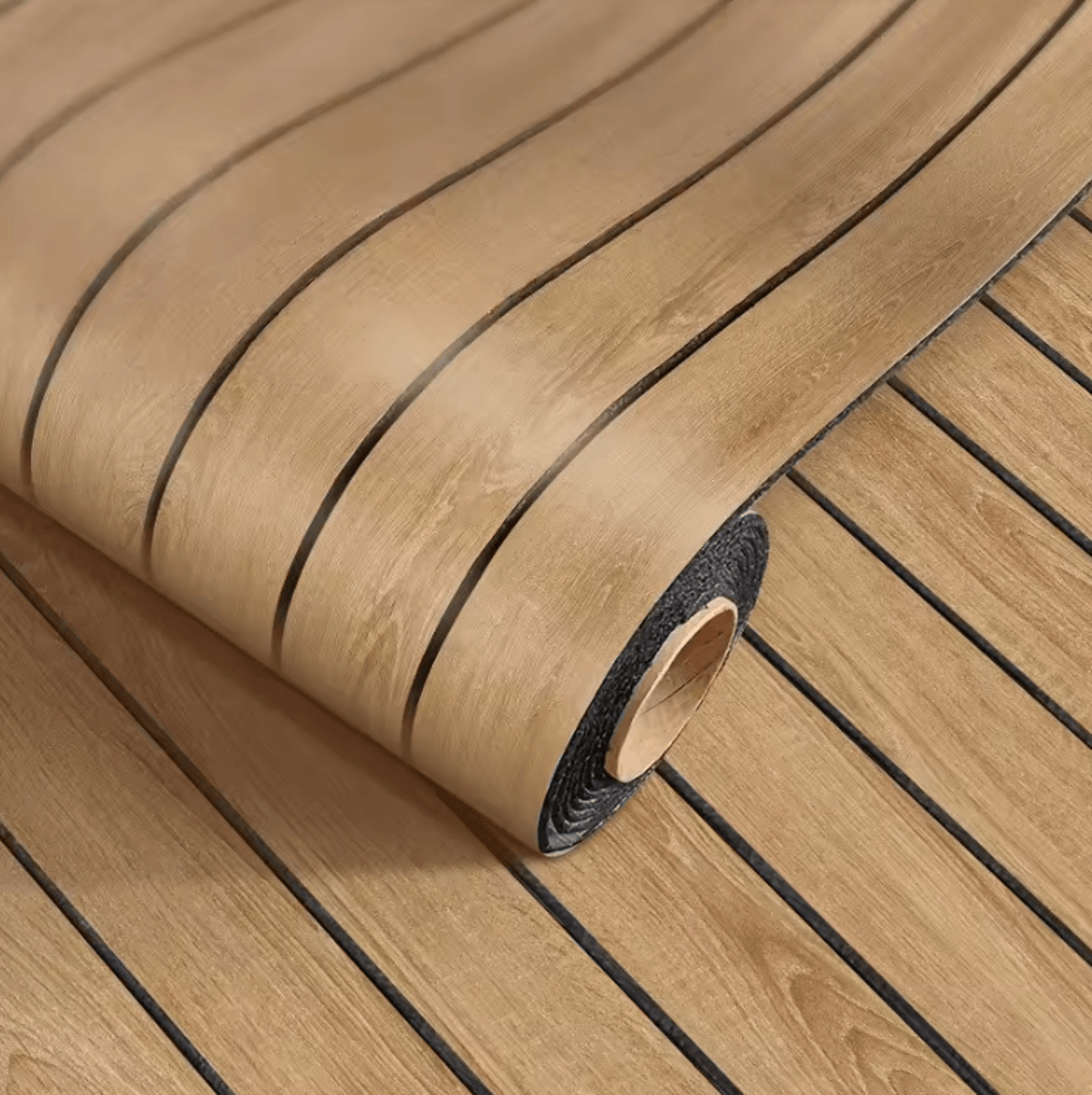 3D Wood Grain Peel And Stick Grille Wall Panels 1