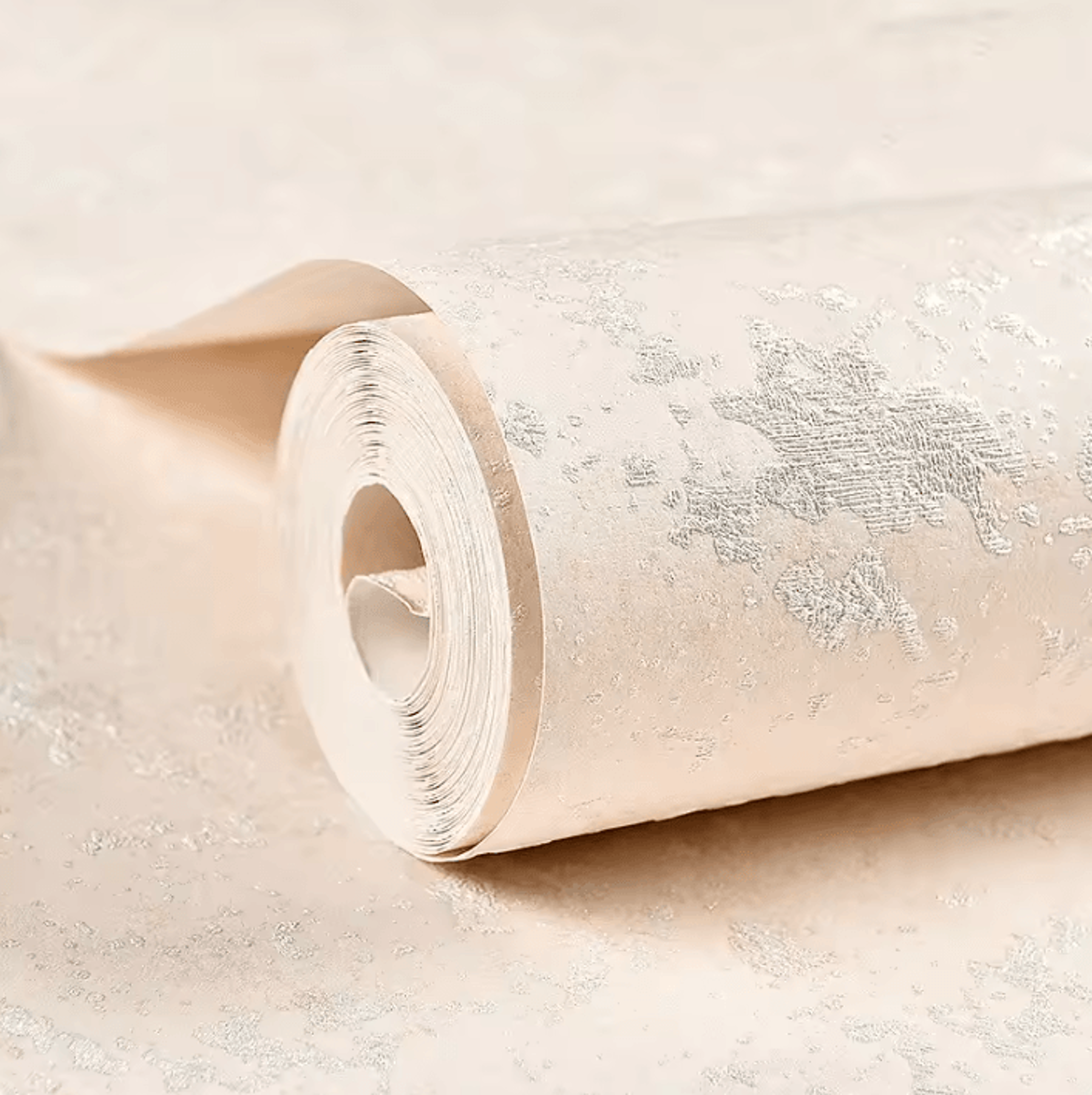 3D Textured Solid Color Non Adhesive Wallpaper 7