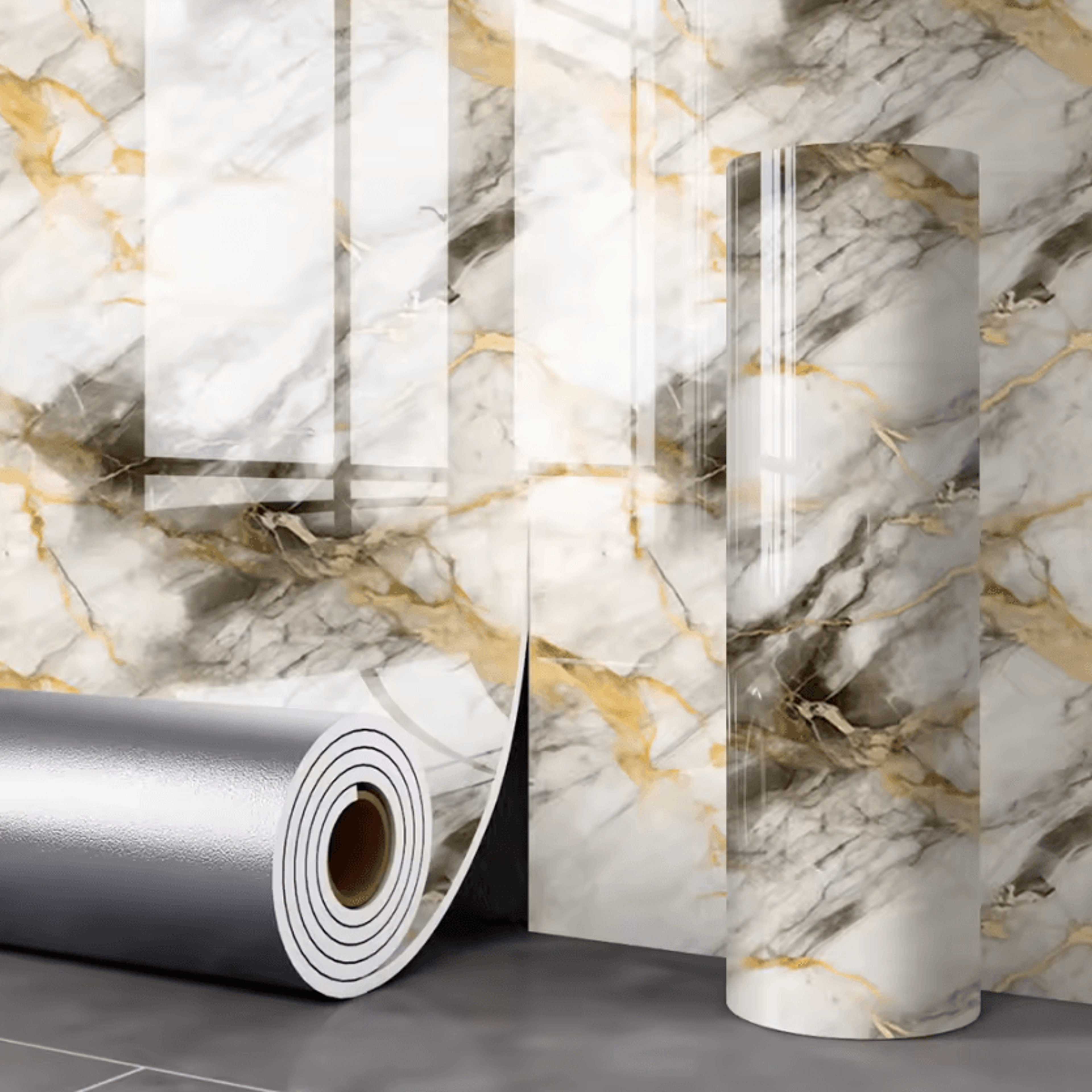 Luxury Gilded Marble Peel And Stick Wallpaper 4