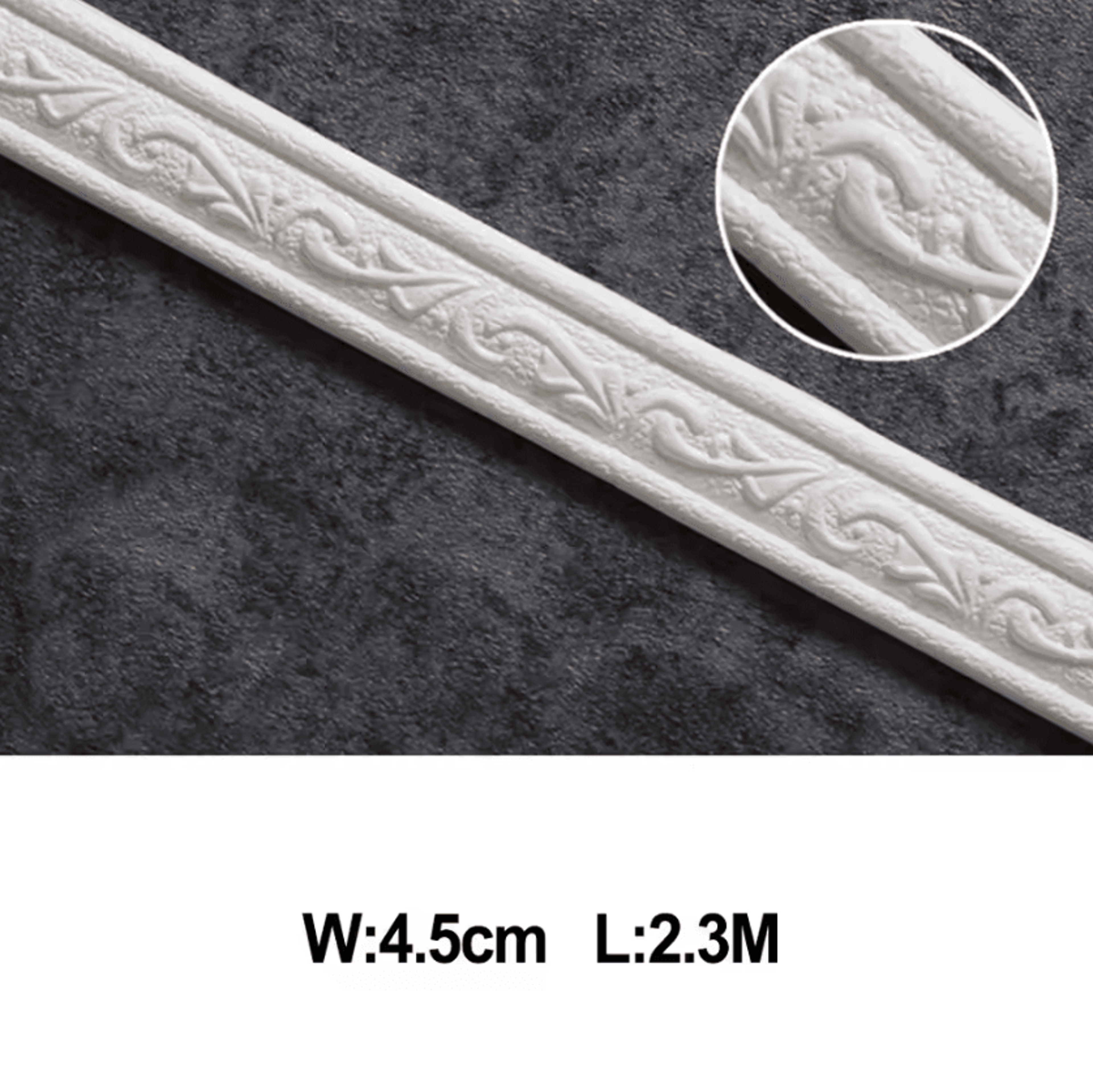 3D Foam Decorative Skirting And Wall Border Trim 3