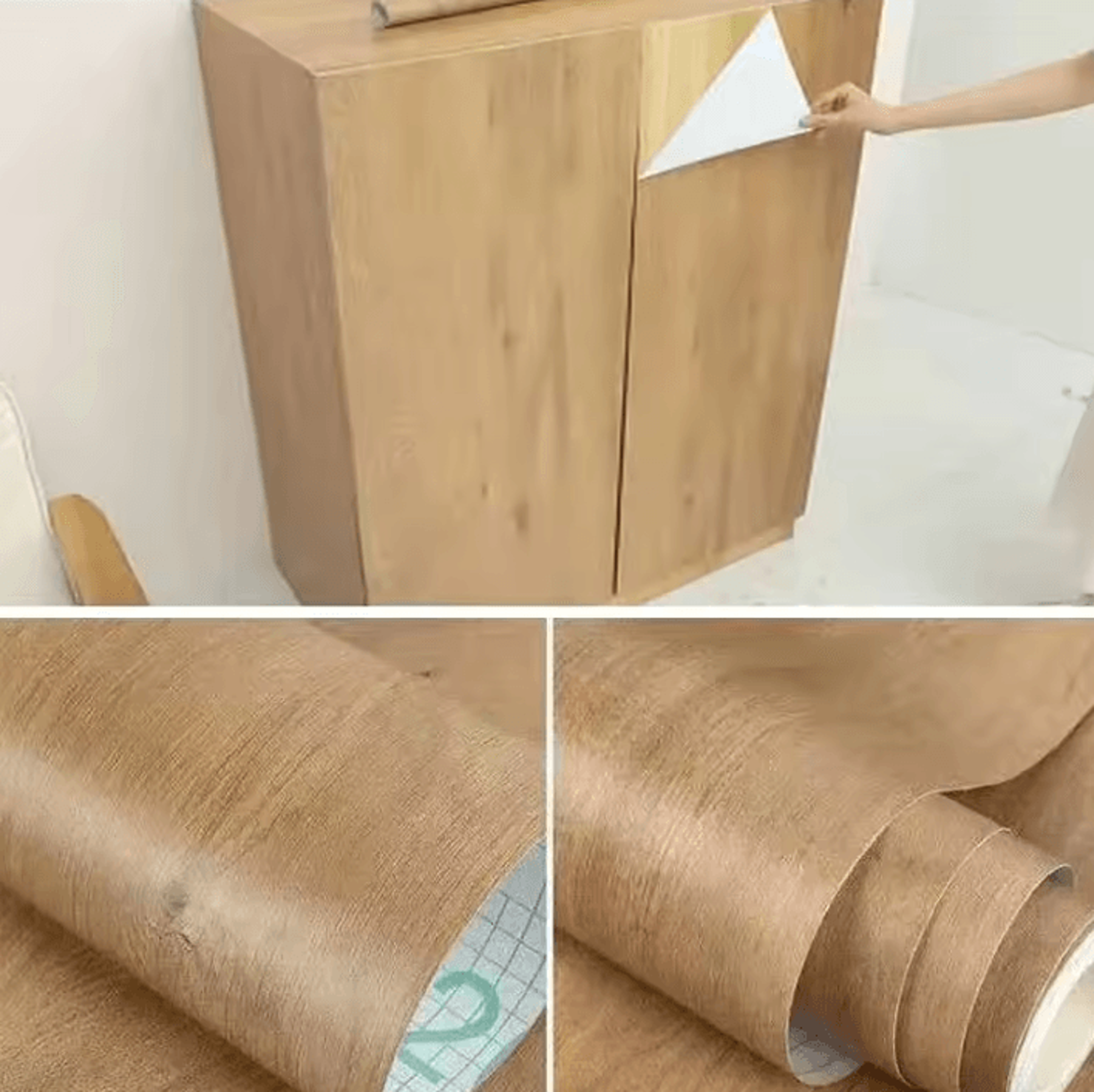 Retro Faux Wood Grain Peel And Stick Wallpaper 2