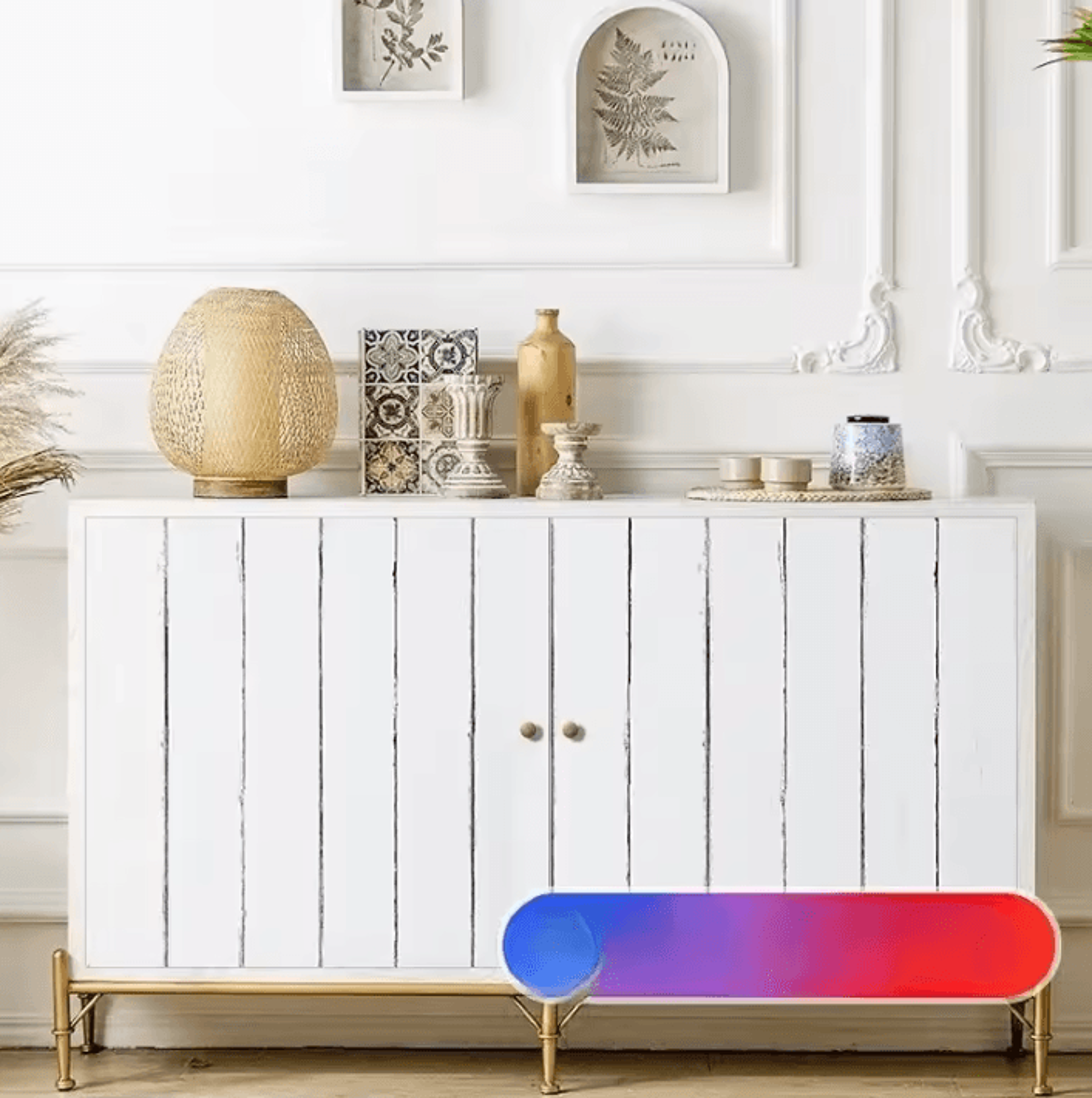Retro White Wood Grain Peel And Stick Wallpaper 1
