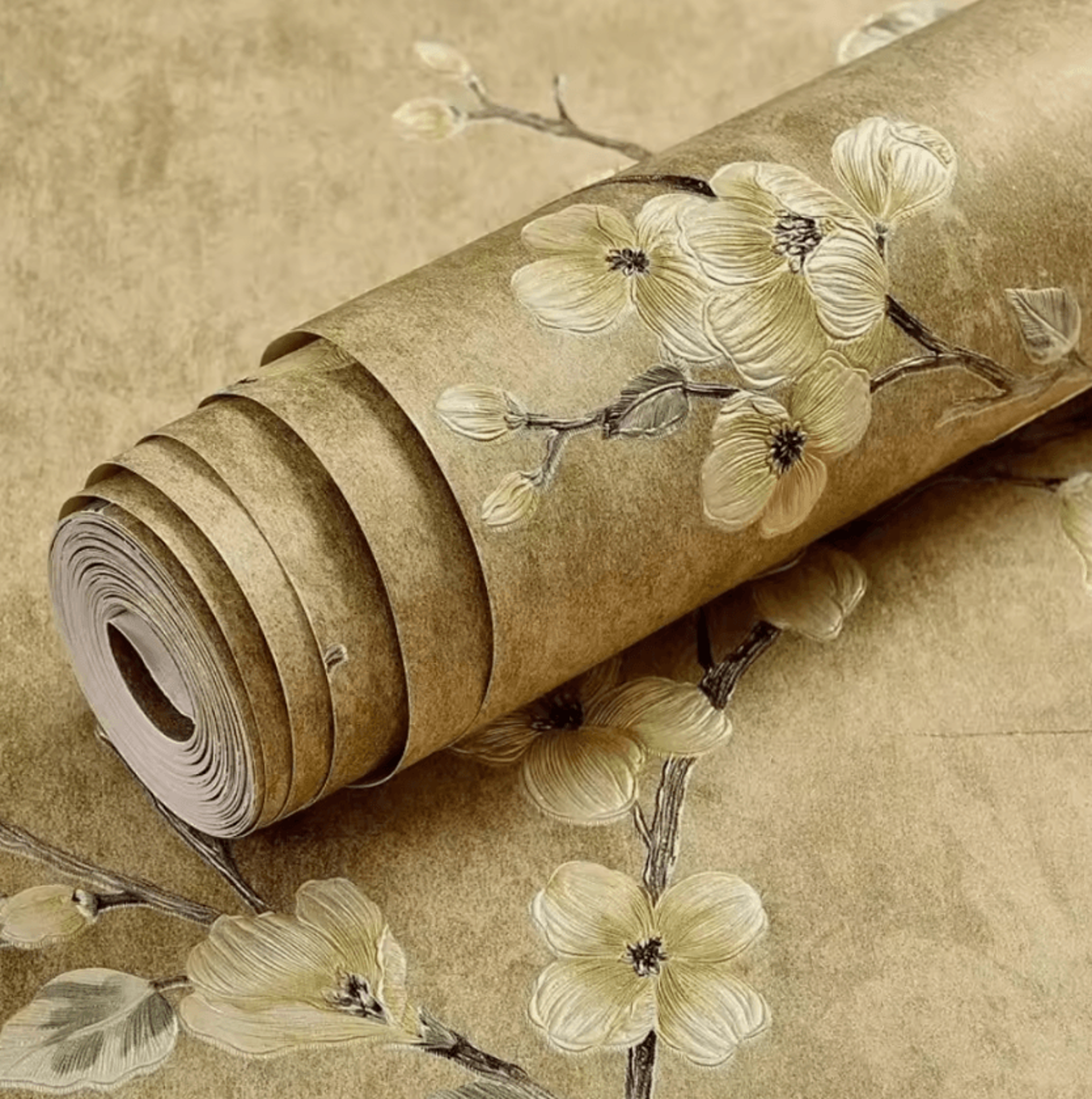 Vintage Floral Peel And Stick Wallpaper 9