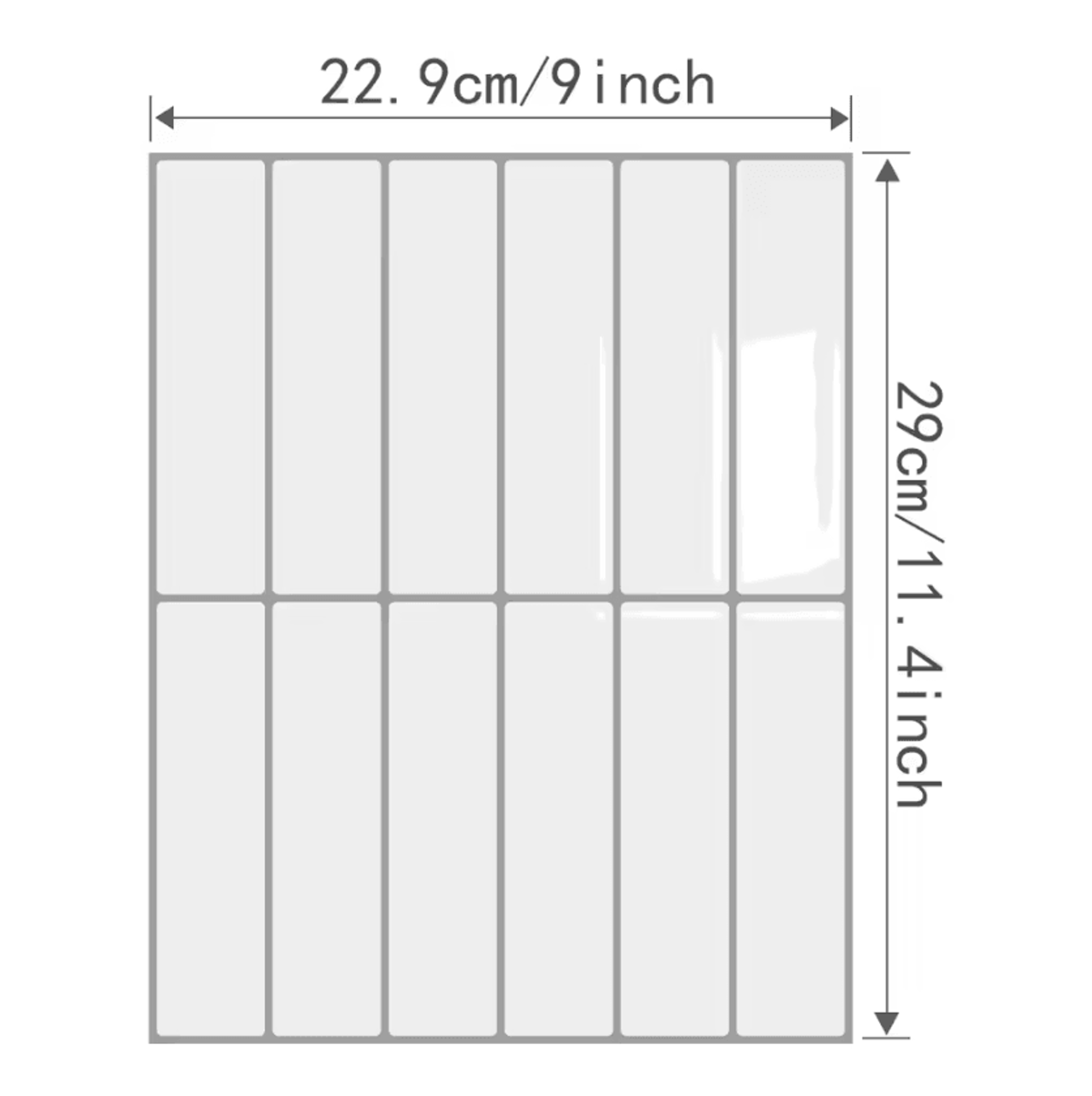 Heat Resistant Peel And Stick Tile Wall Sticker 11