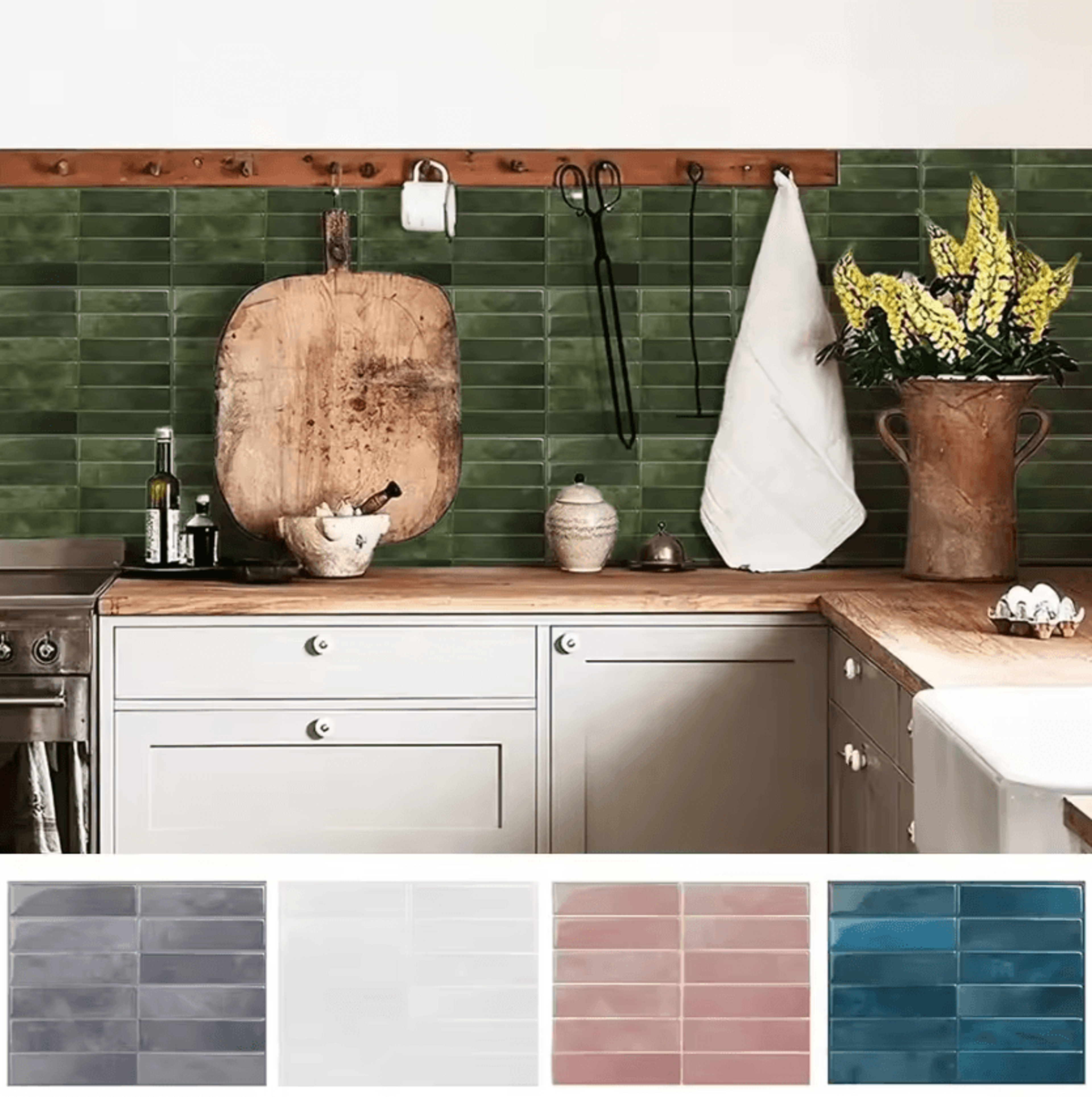Heat Resistant Peel And Stick Tile Wall Sticker 0
