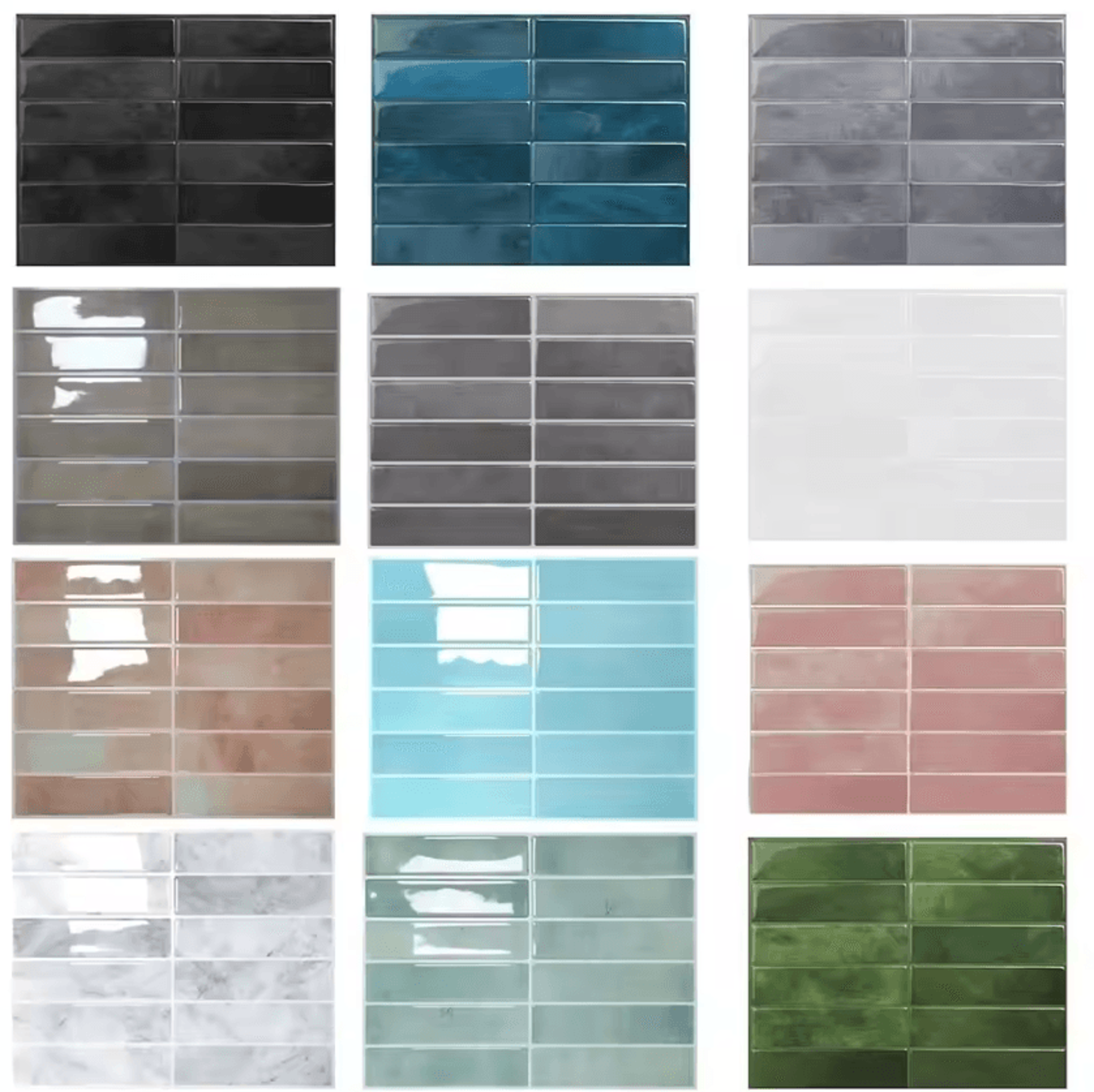 Waterproof Peel And Stick Tile Wall Sticker 0