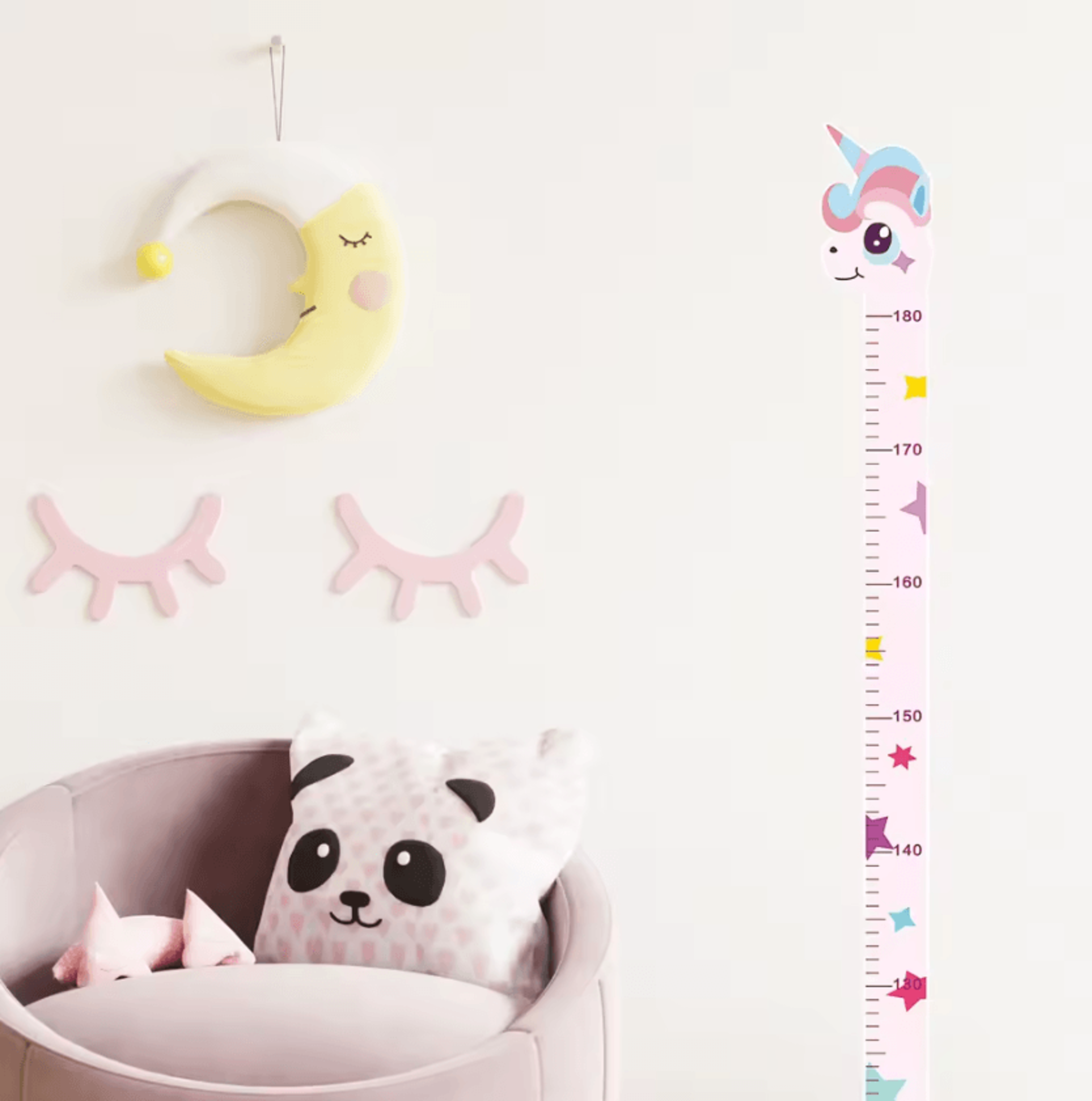 Kids Animal Growth Chart Wall Sticker 4