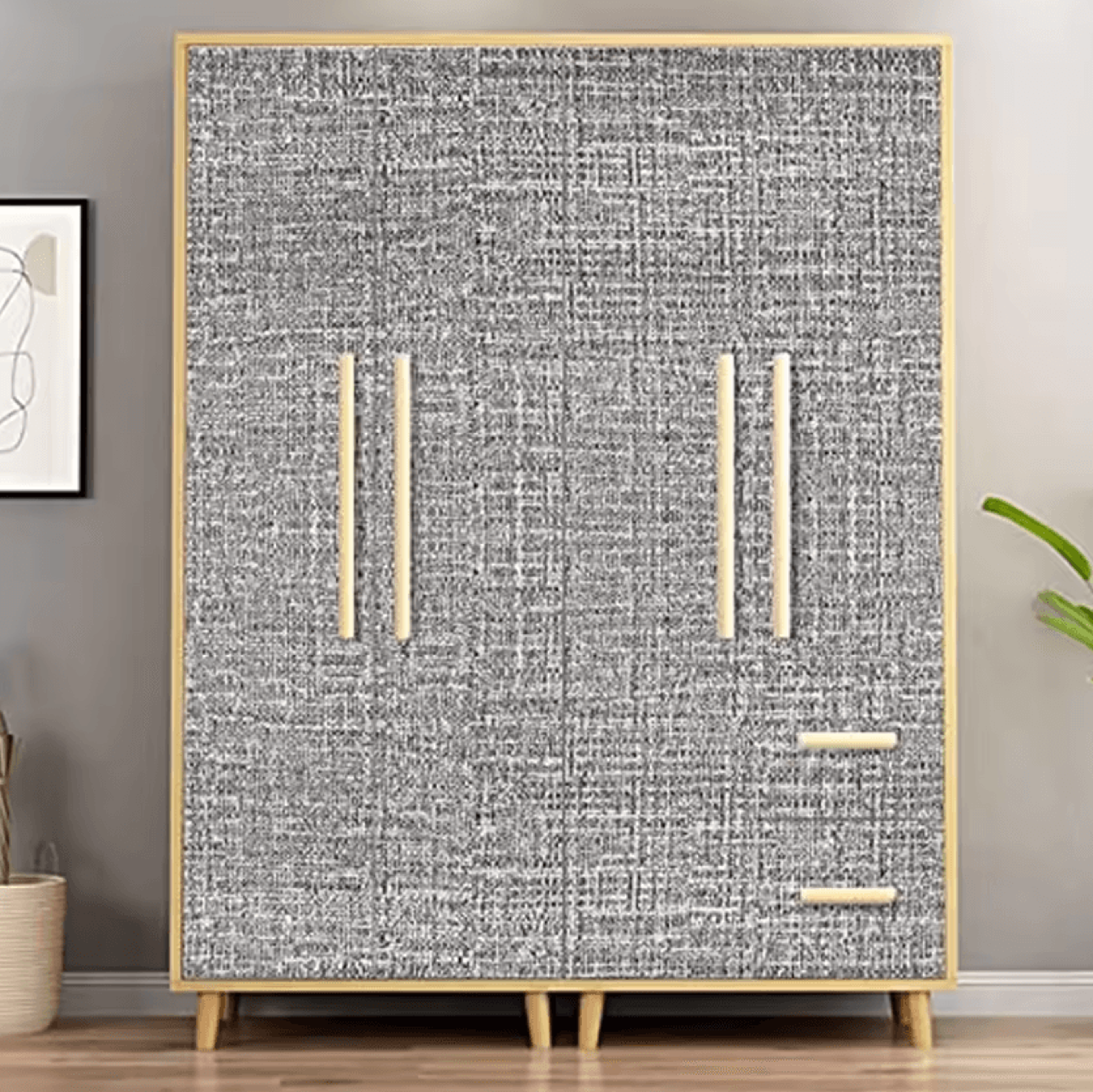Linen Grasscloth Peel And Stick Waterproof Wallpaper 1