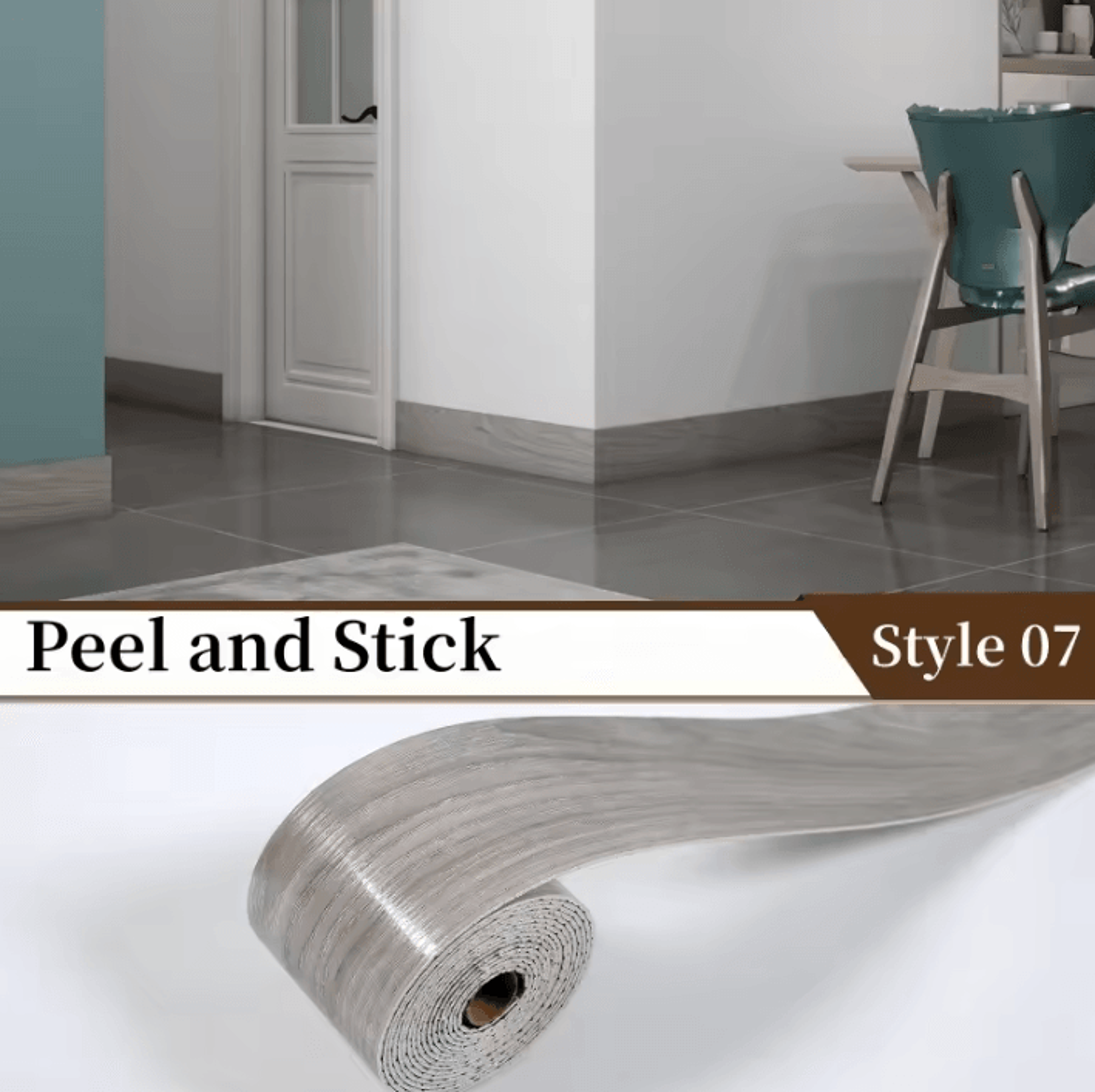 Thickened Marble Peel And Stick Foam Wall Trim 10