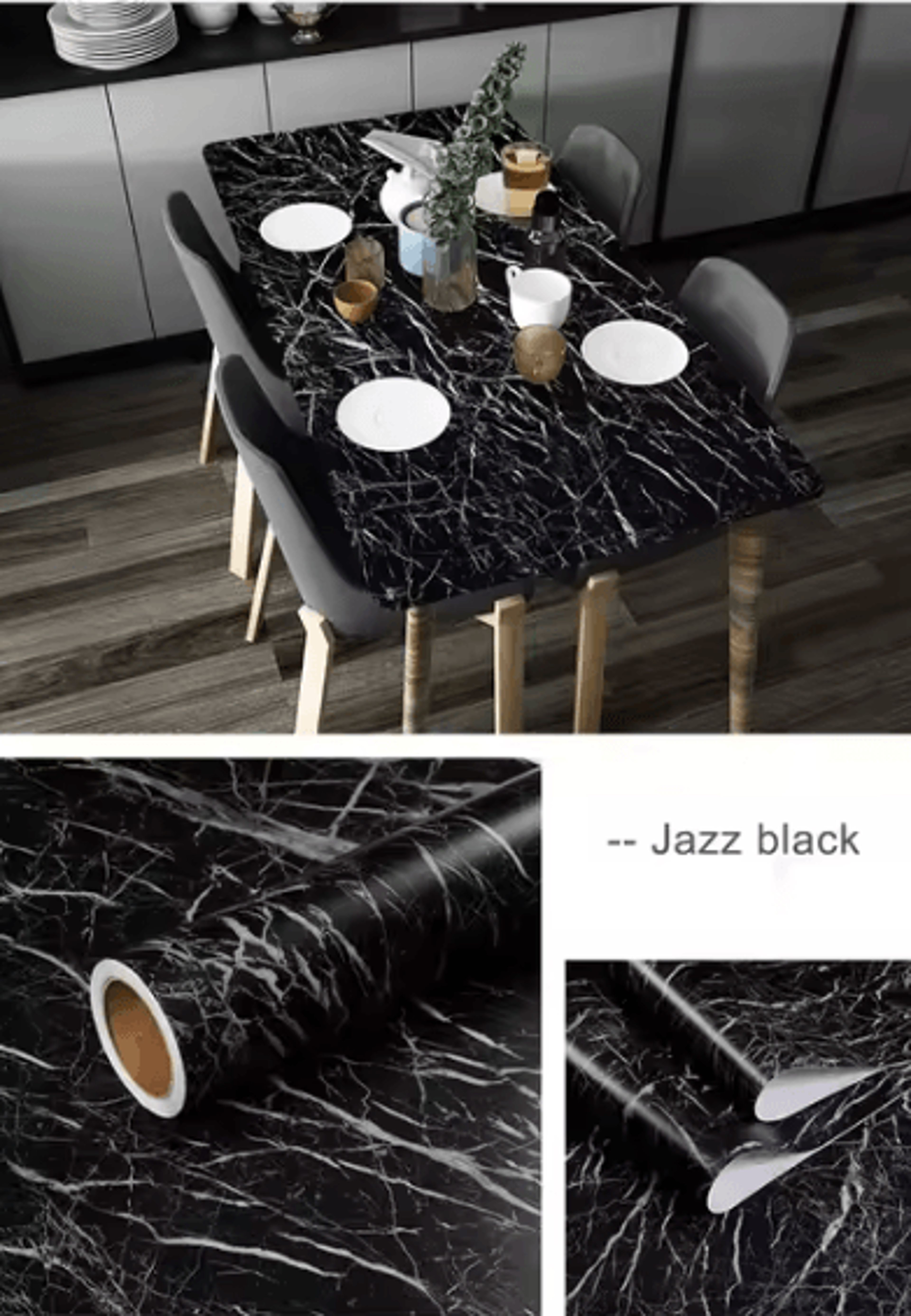 Marble Peel And Stick Kitchen Countertop Wallpaper 5