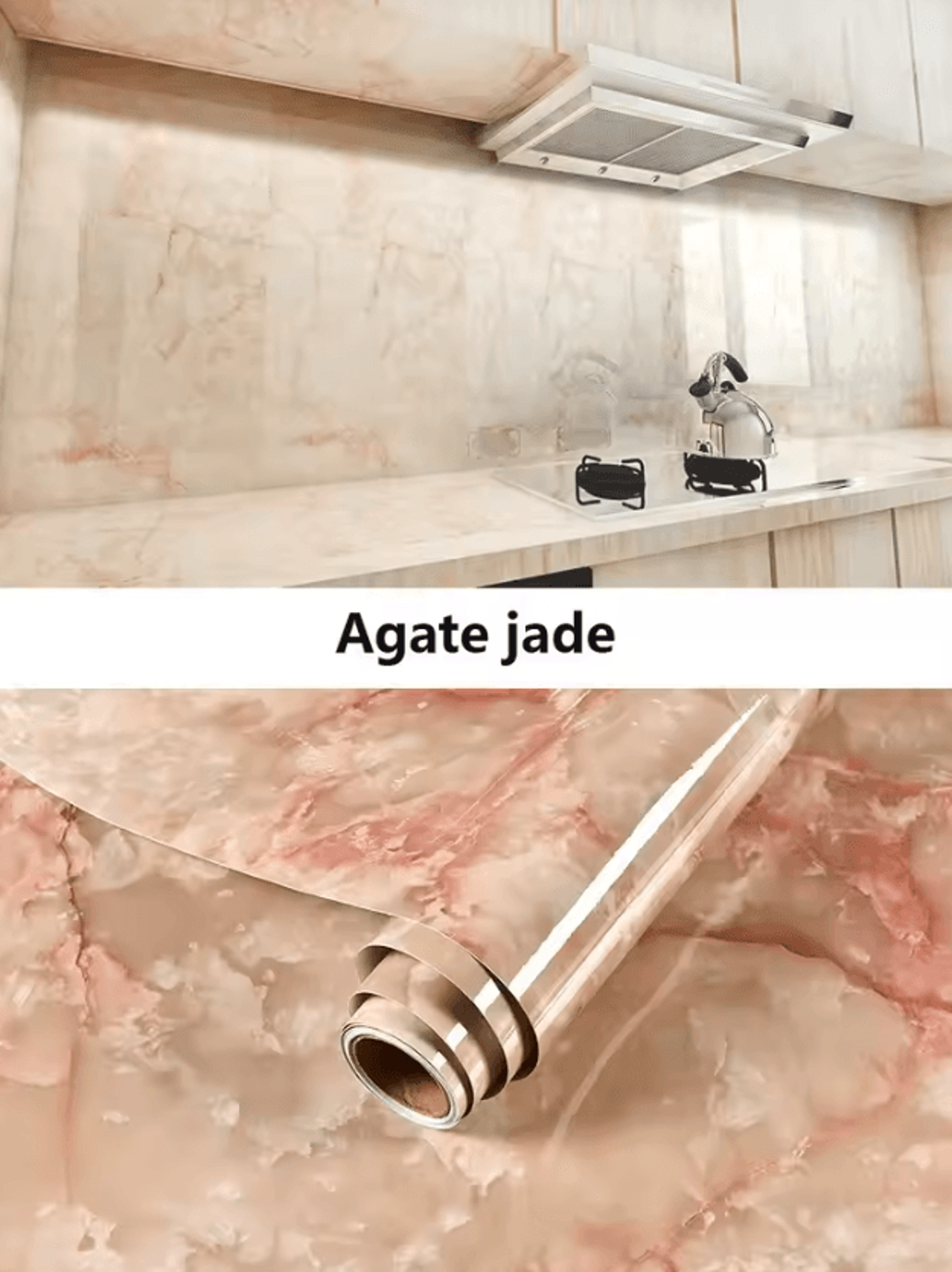 Marble Peel And Stick Kitchen Countertop Wallpaper 16