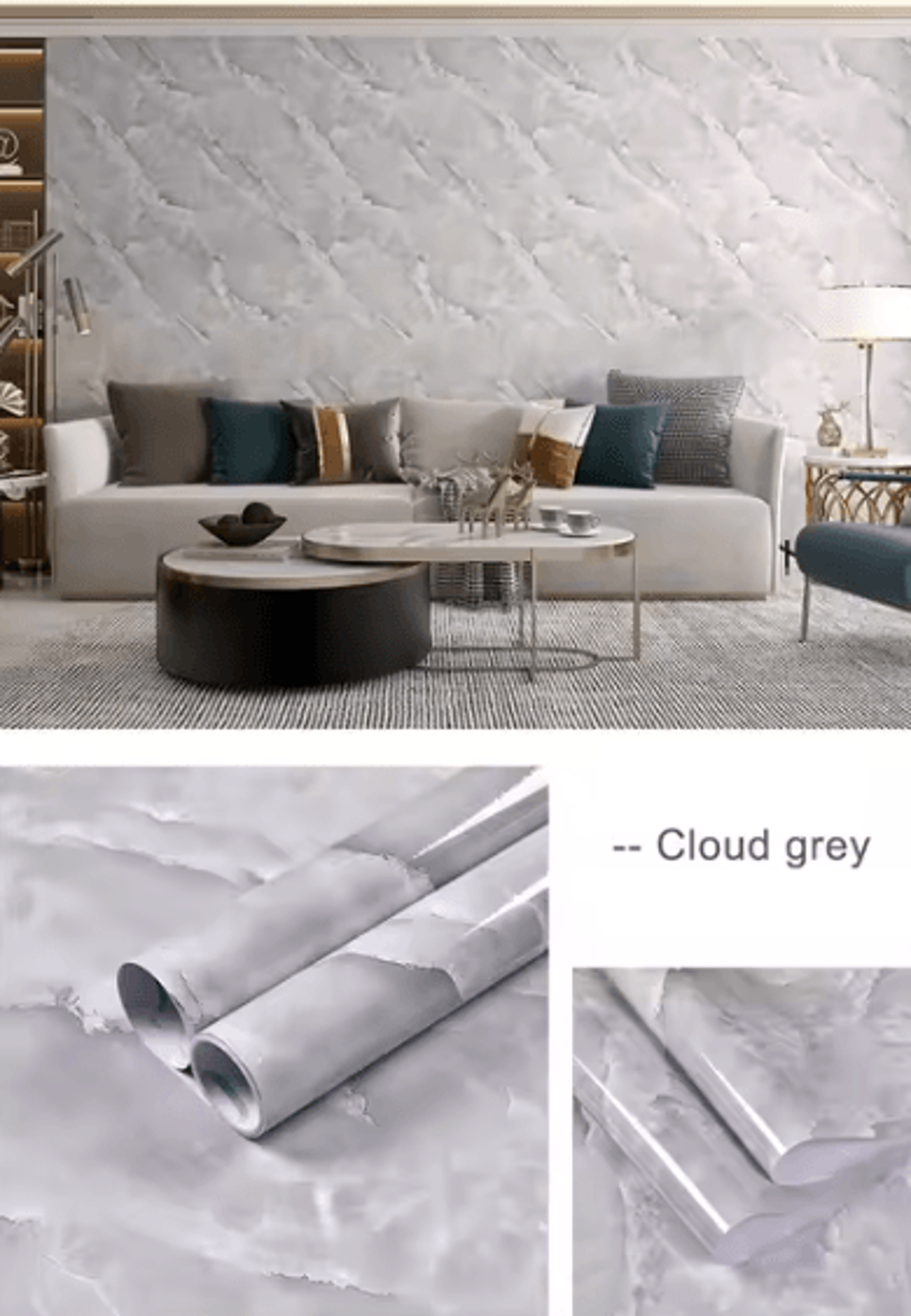 Marble Peel And Stick Kitchen Countertop Wallpaper 10