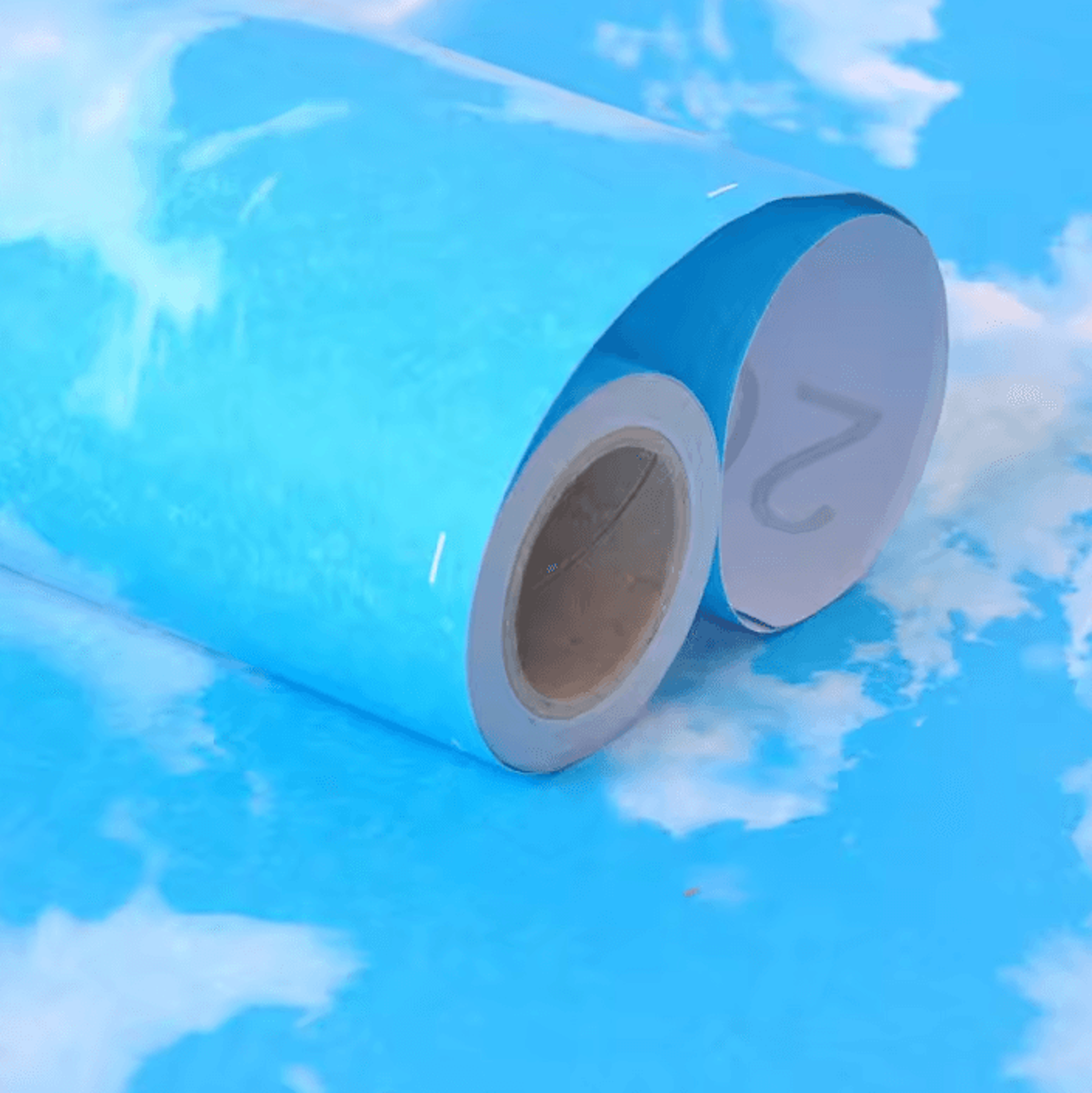 Blue Sky 3D Peel And Stick Wall Mural 4