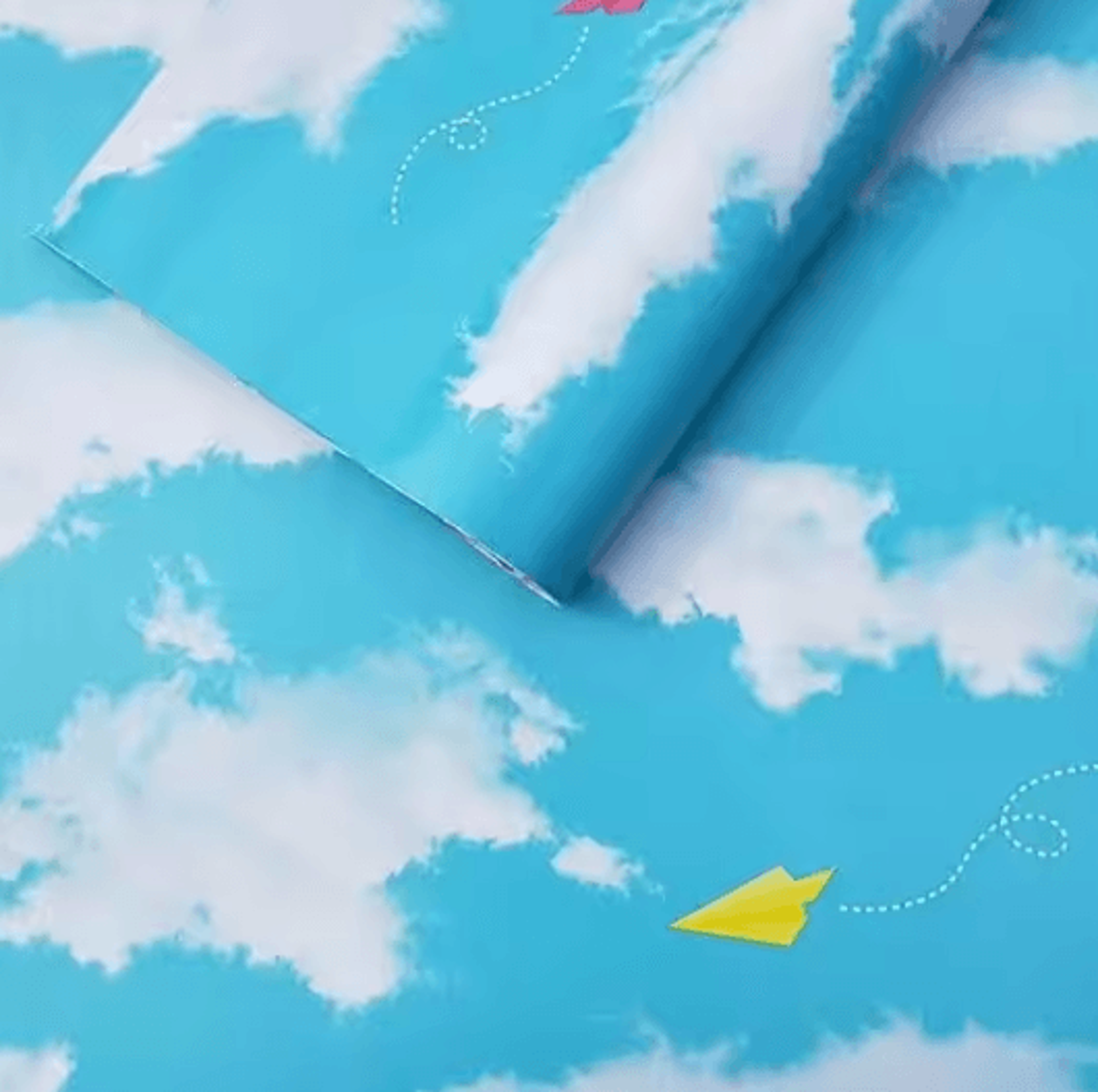Blue Sky 3D Peel And Stick Wall Mural 3