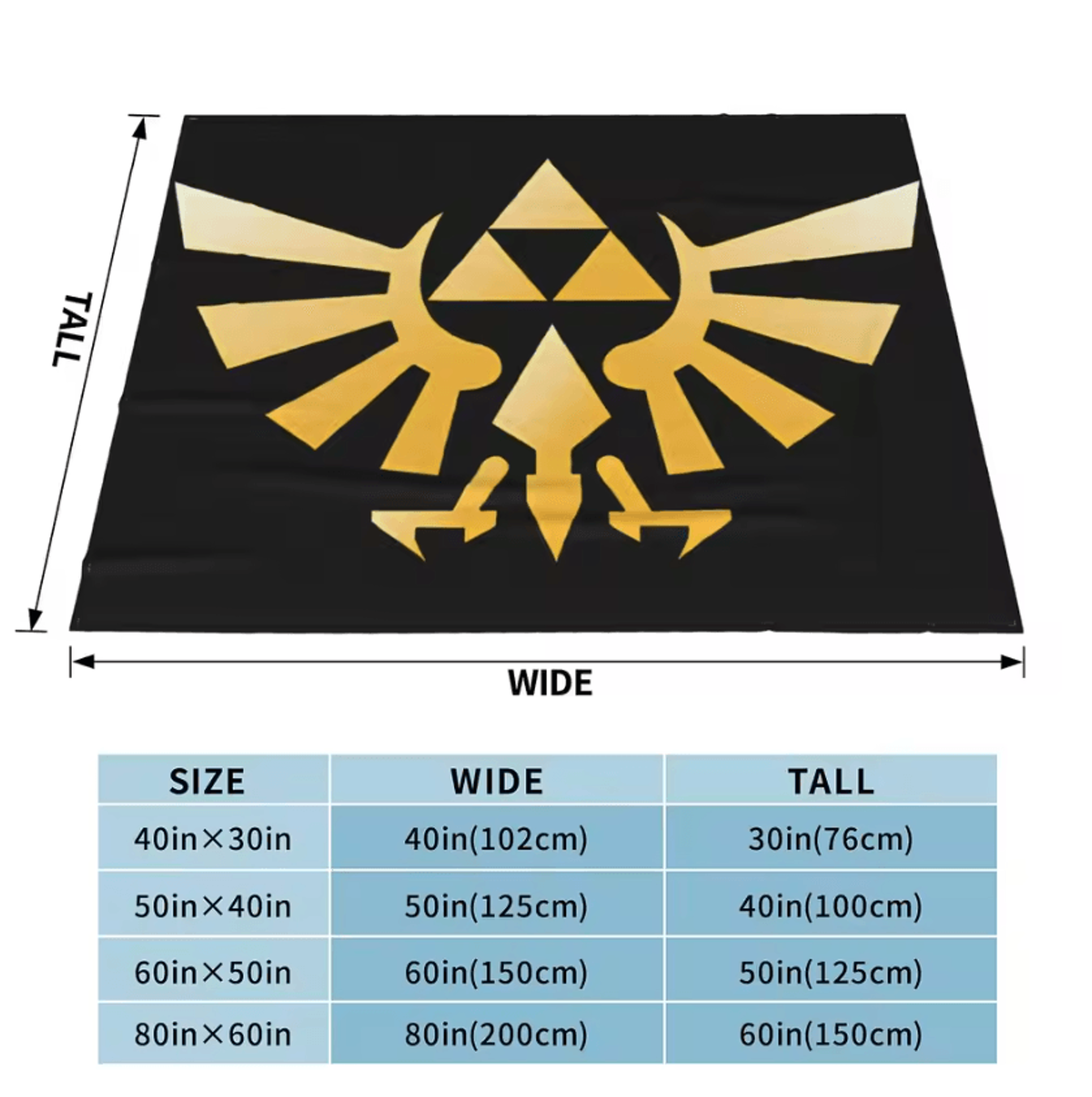 Zelda Legends Fleece Gaming Throw Blanket 4
