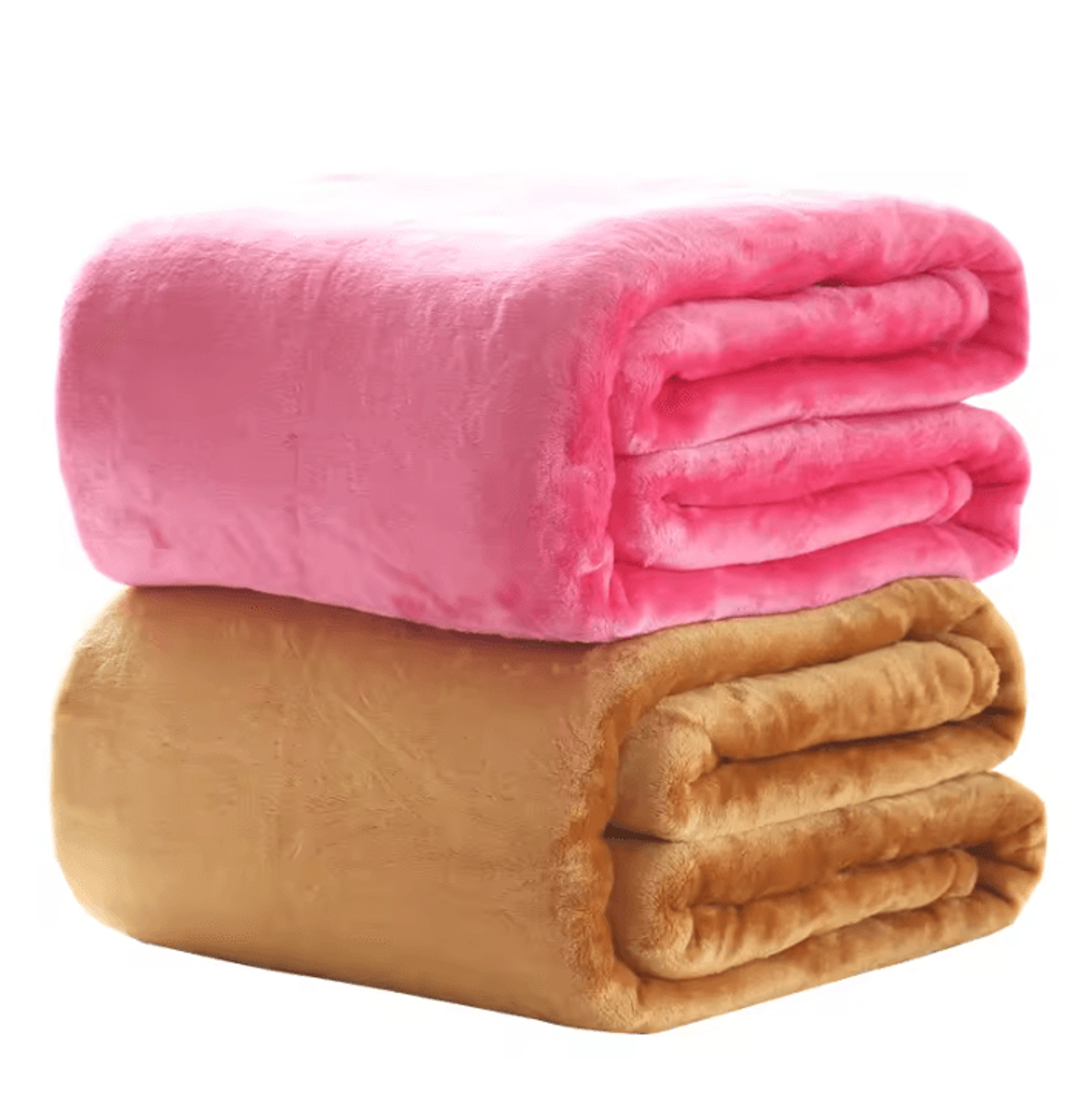Solid Color Flannel Bed And Sofa Blanket 0