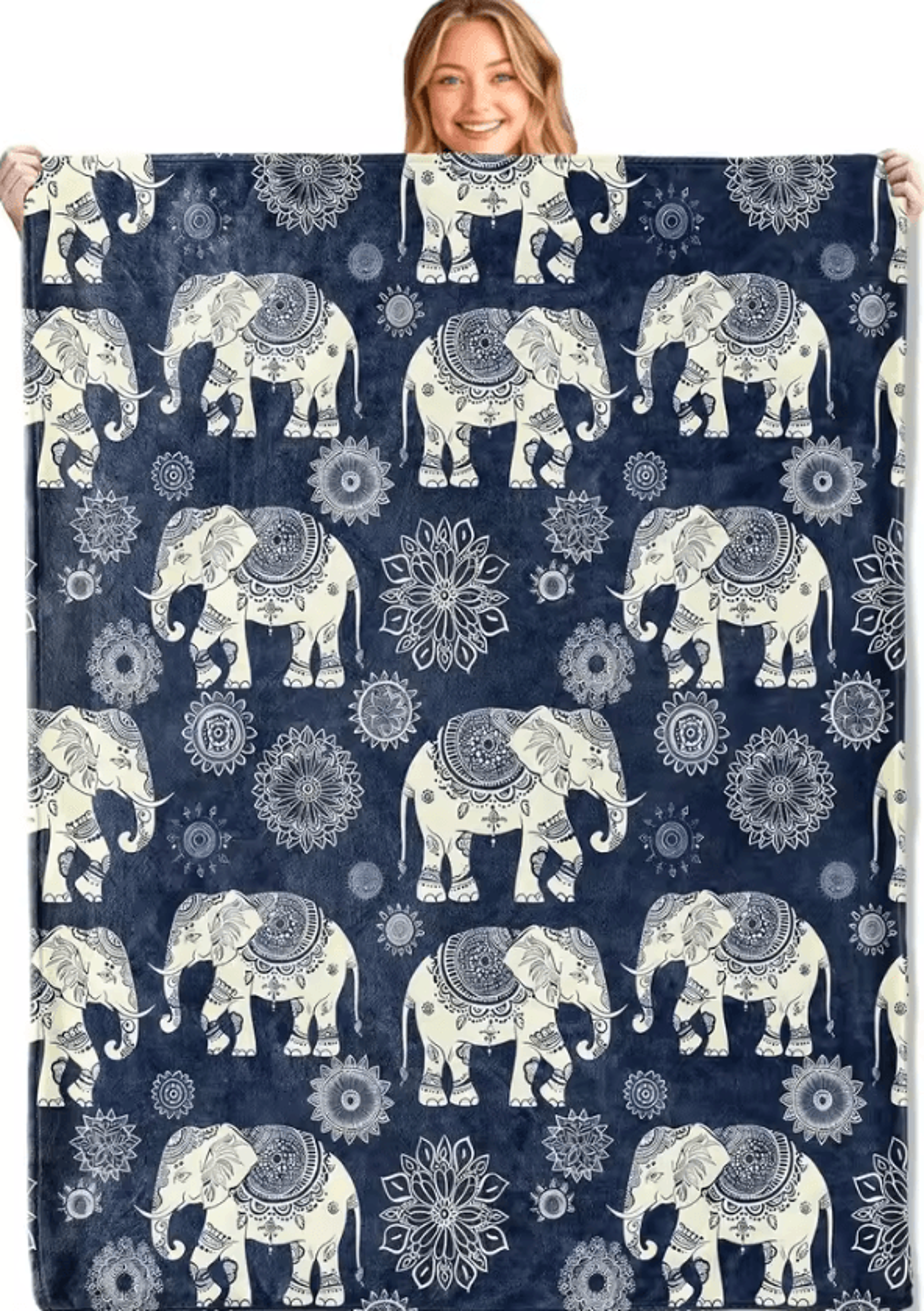 Black Cat And Mushroom Fleece Throw Blanket 5