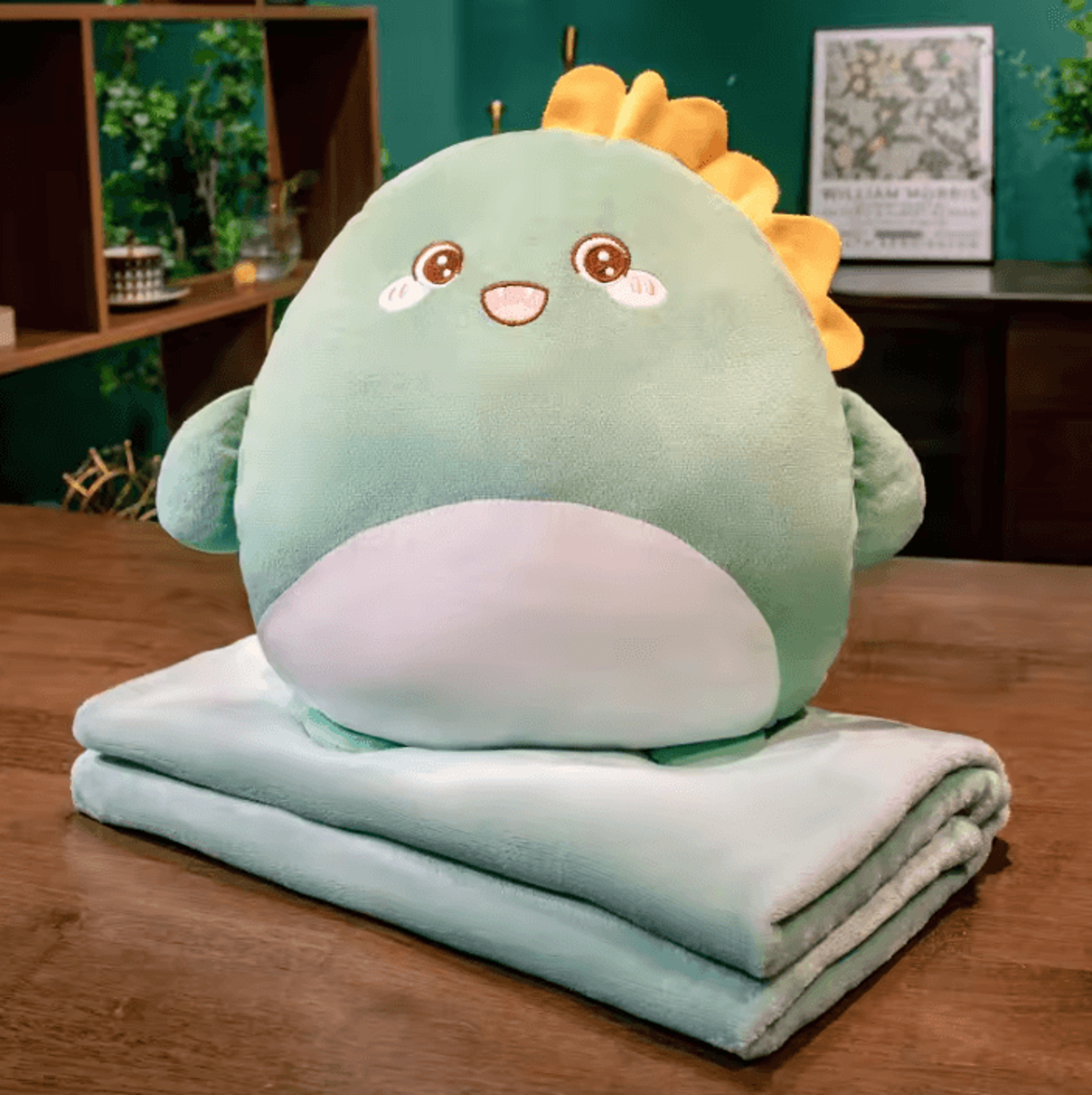 Cute Toast 3 In 1 Pillow Blanket With Hand Warmer 4