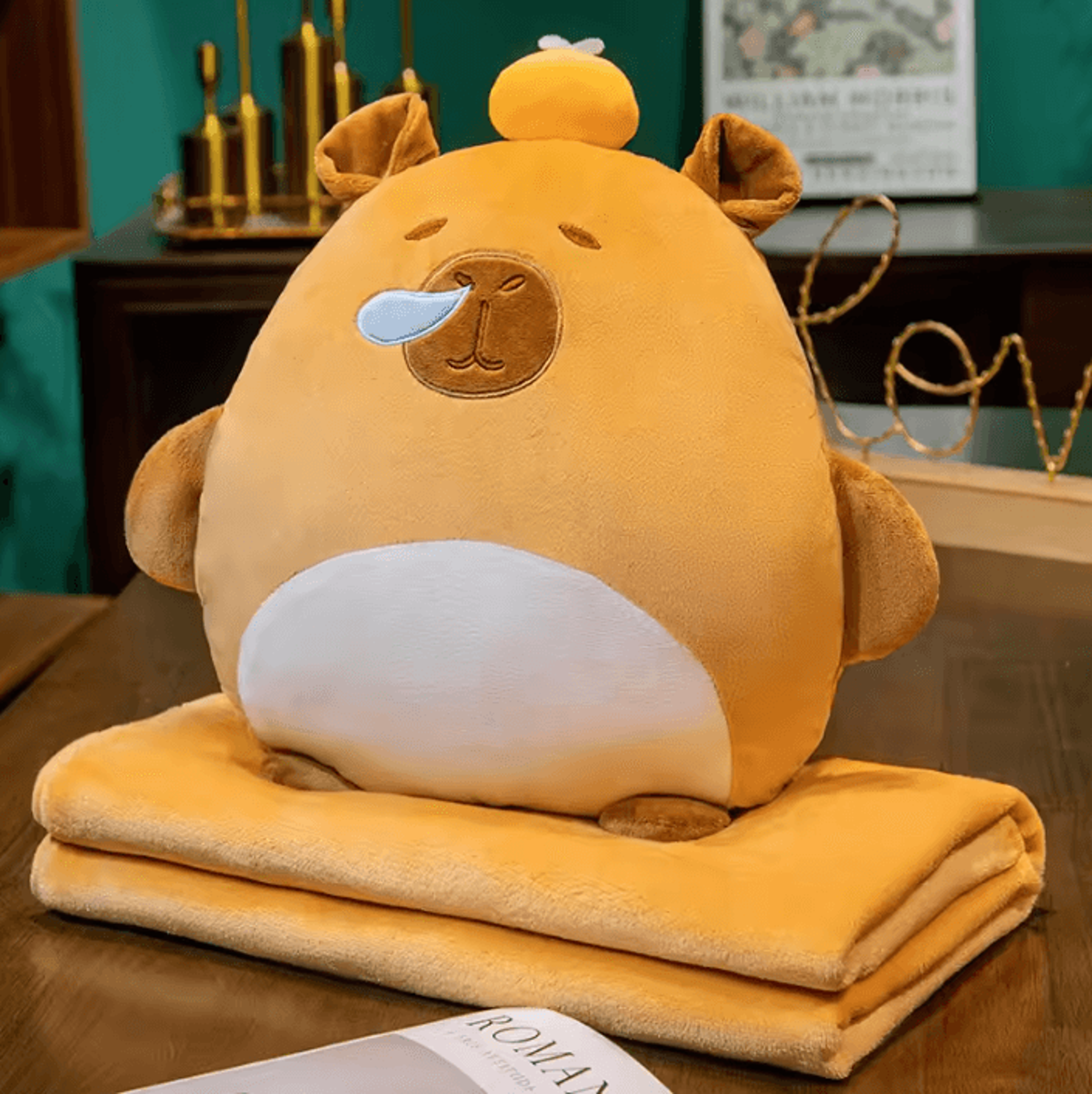 Cute Toast 3 In 1 Pillow Blanket With Hand Warmer 5