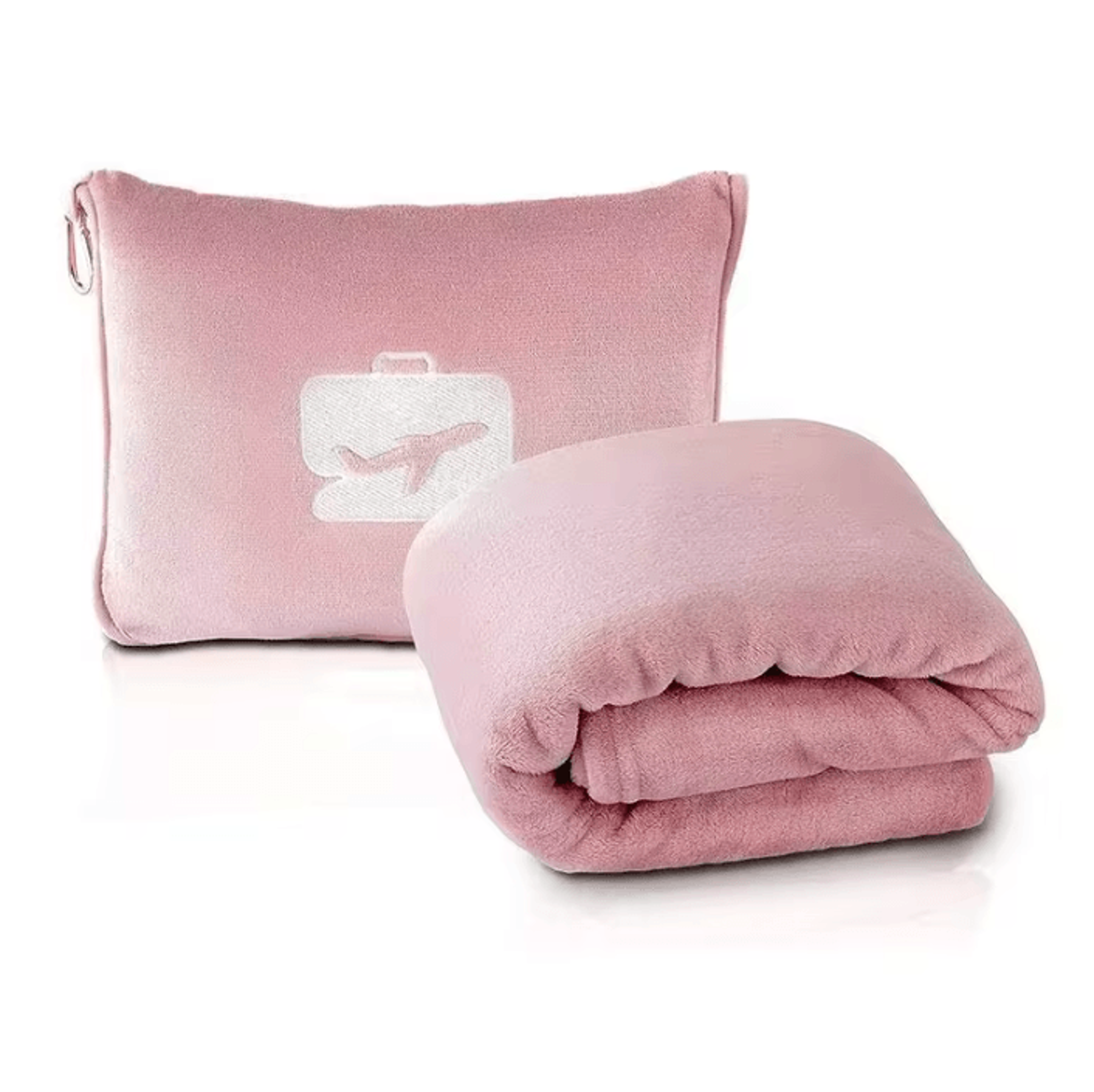 Plush Travel Pillow And Blanket Set 4