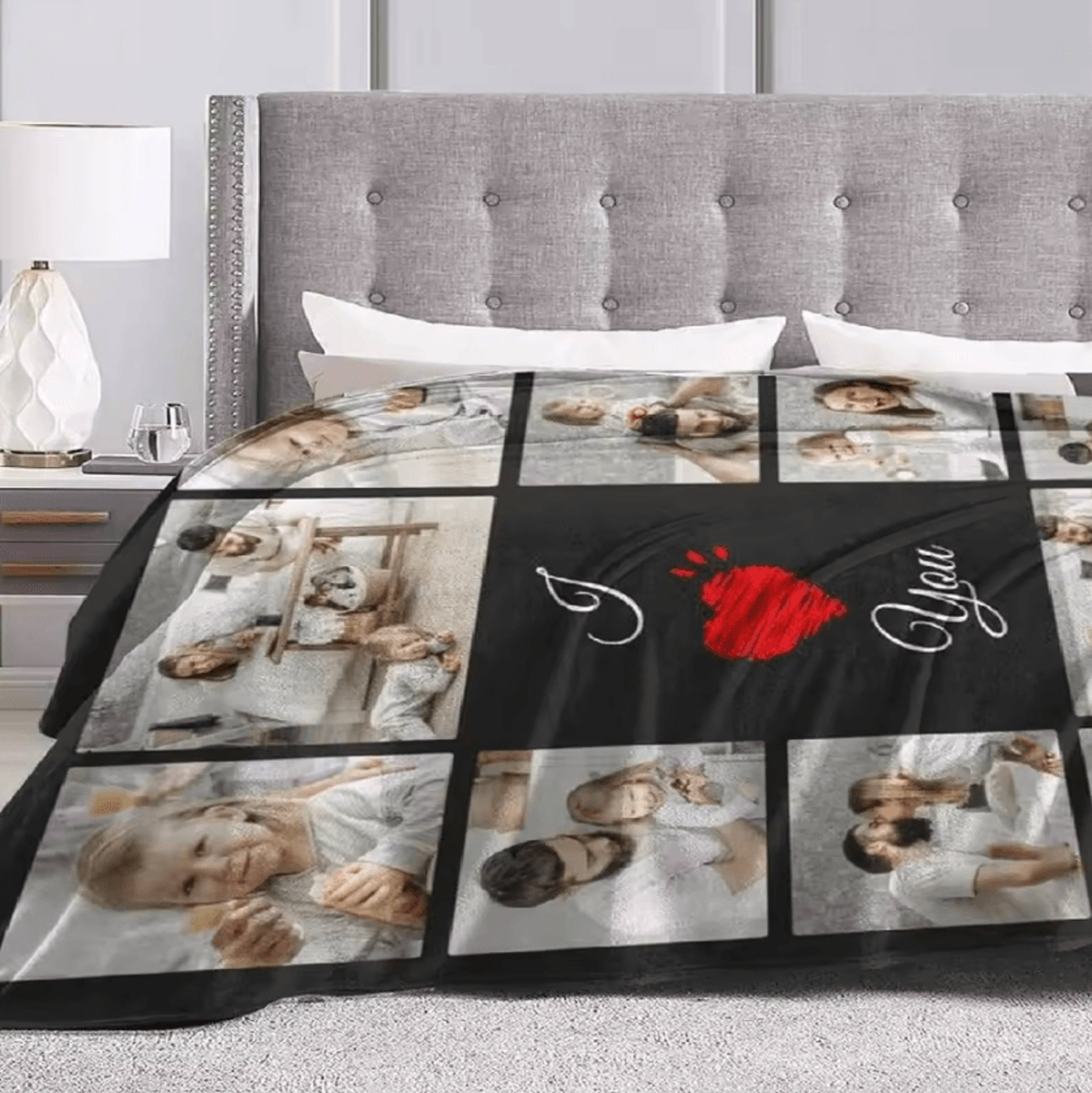 Personalized Photo Memory Blanket 2