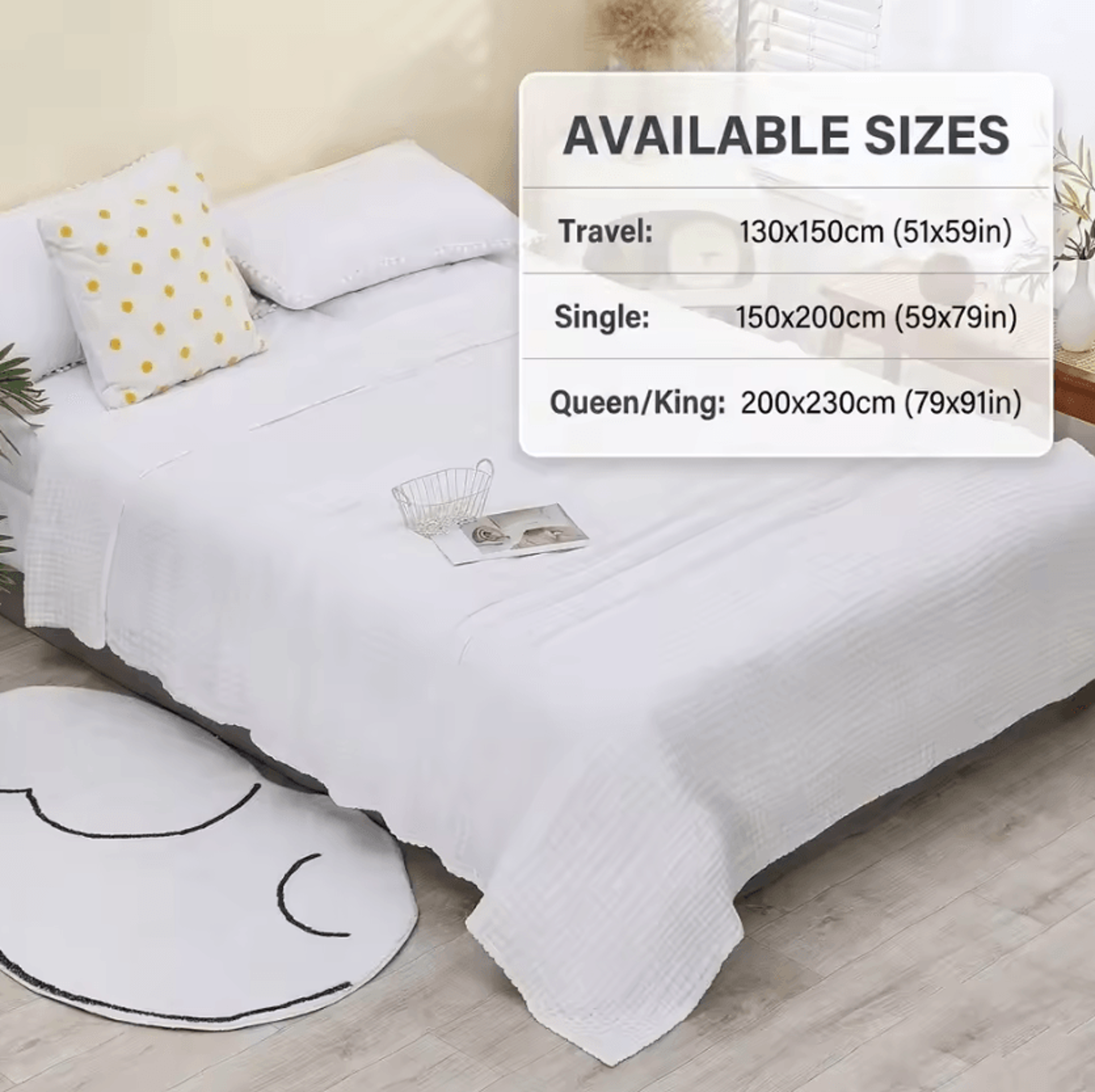 Premium 6 Layer Muslin Cotton Summer Blanket 1