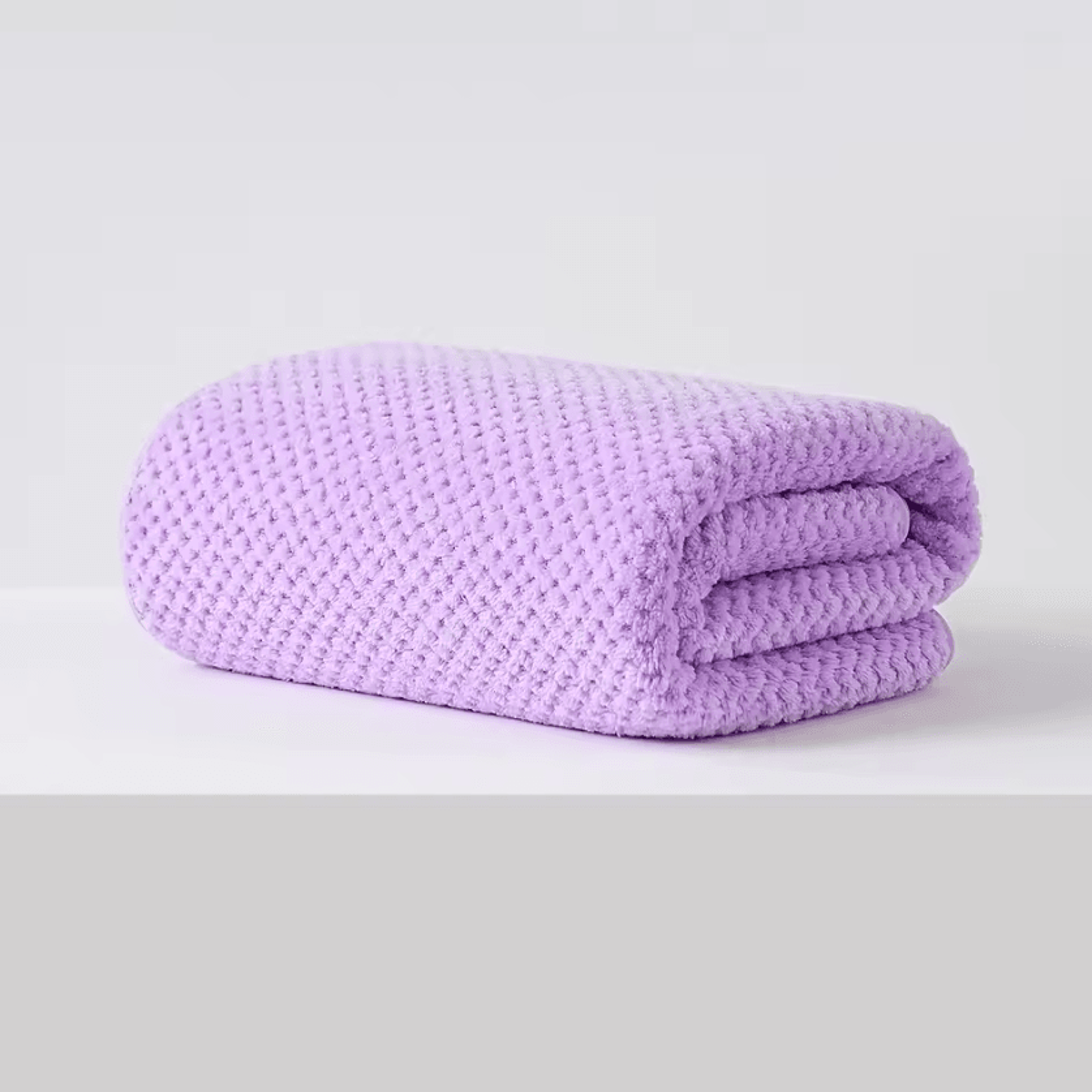 Plaid Coral Velvet Quick Dry Bath Towel 7