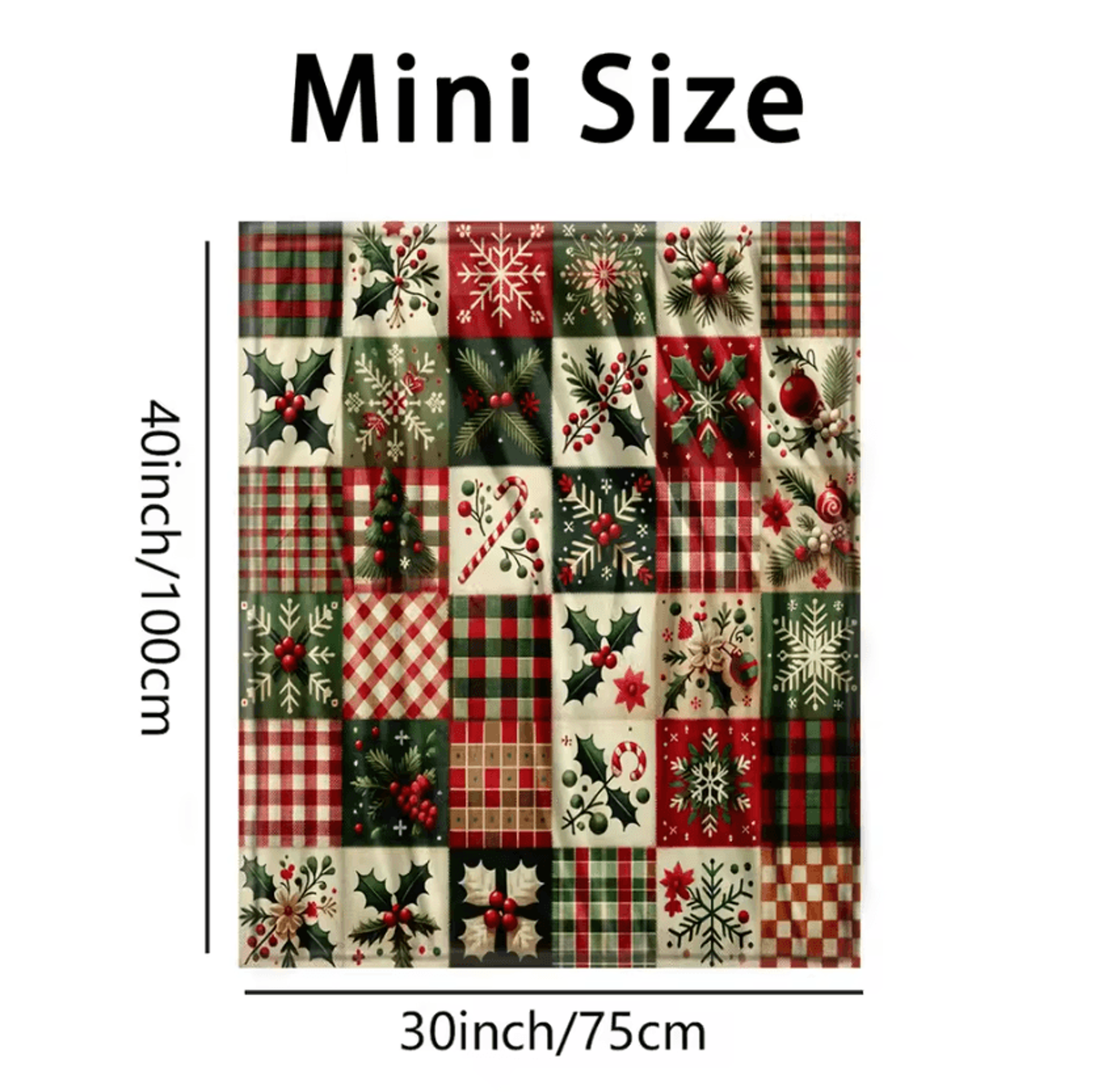 Plaid Candy Soft Microfiber Throw Blanket 3