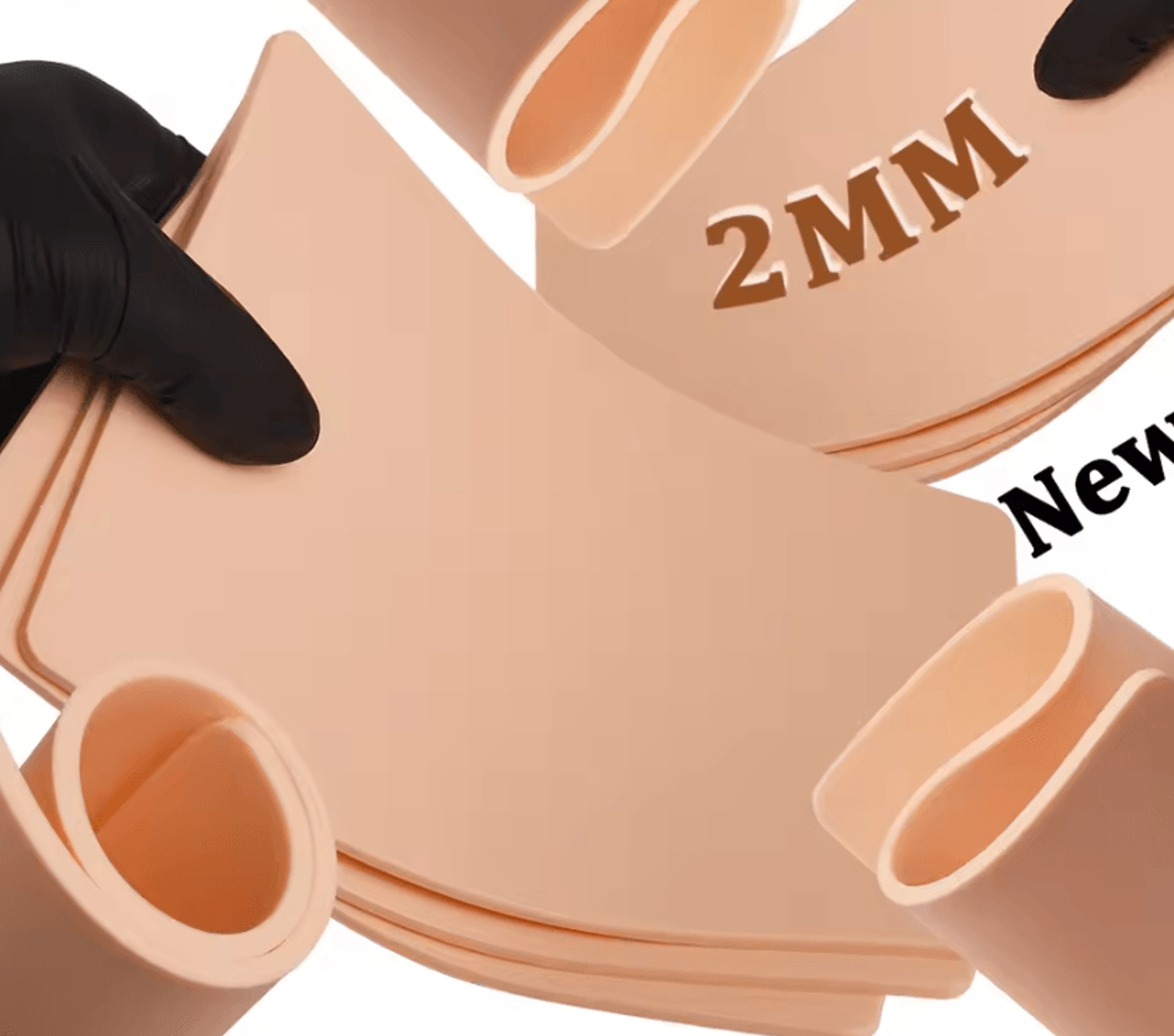 InkSculpt Pro 2mm DoubleSided Silicone Tattoo Practice Skin For Tattoo And PMU Training 0