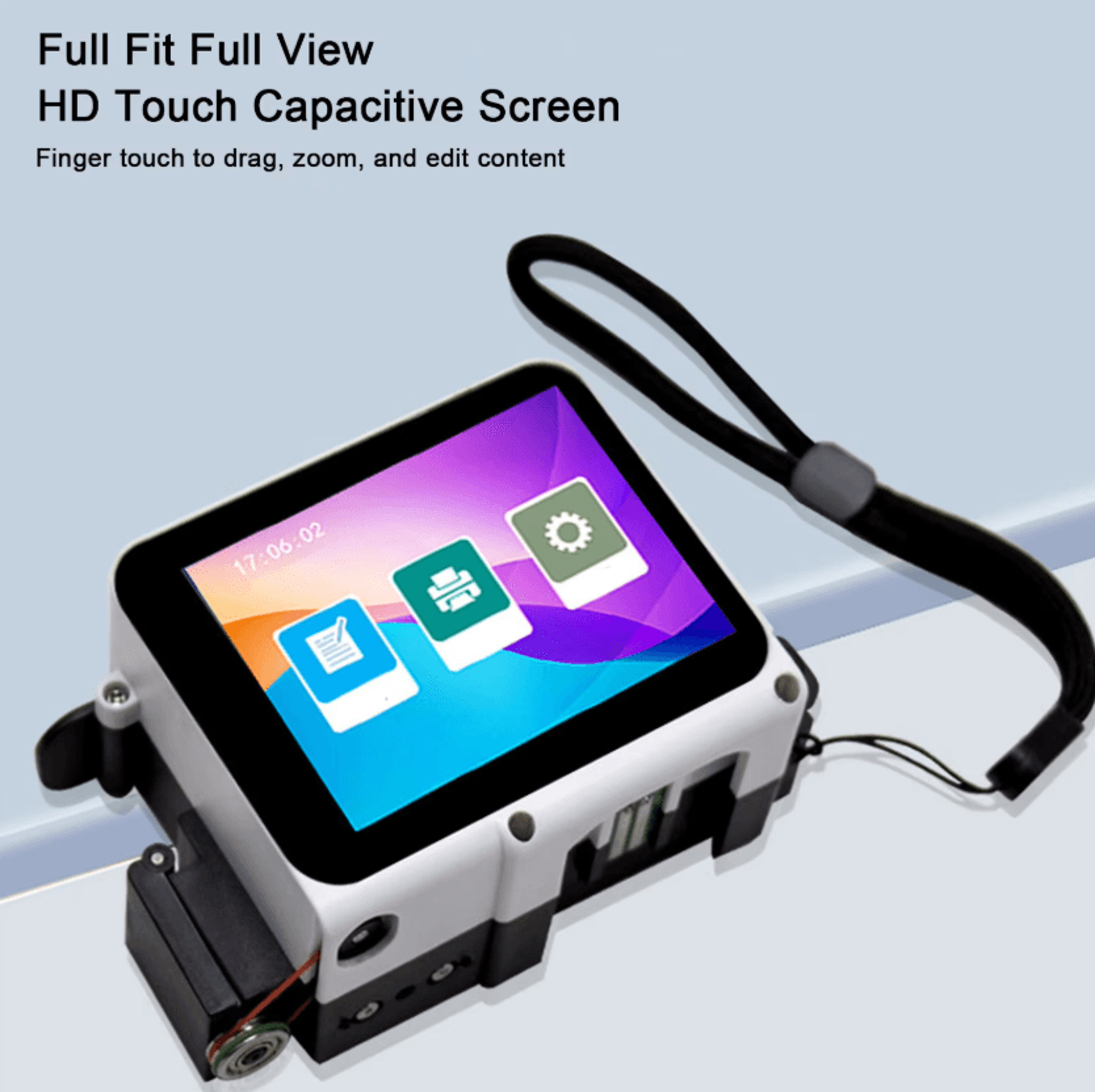 127mm Handheld Inkjet Printer Portable Multilingual Barcode And Batch Date Coding Machine 3