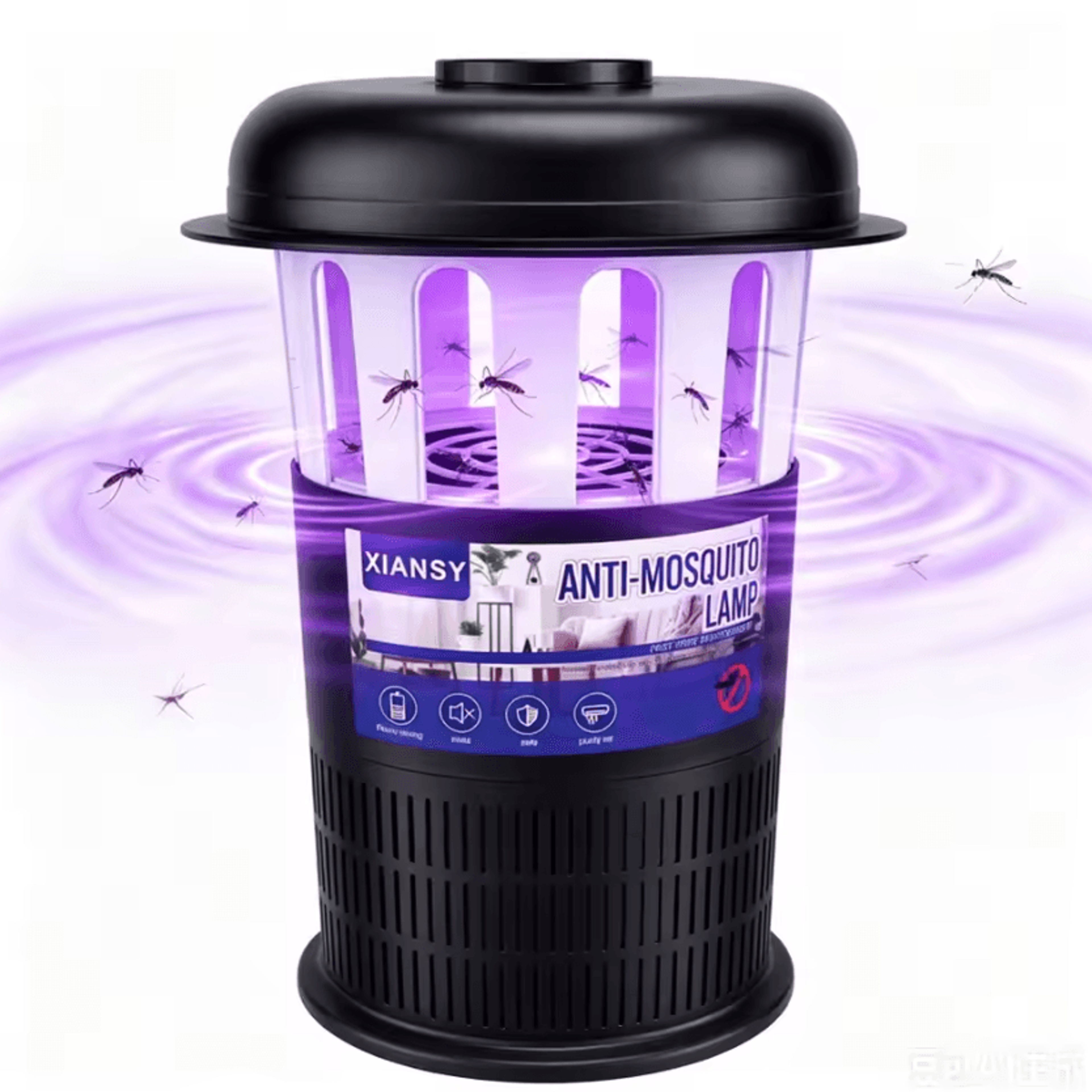 Portable Mosquito Killer Lamp Indoor Outdoor Flying Insect Trap For Flies Gnats And Wasps 0