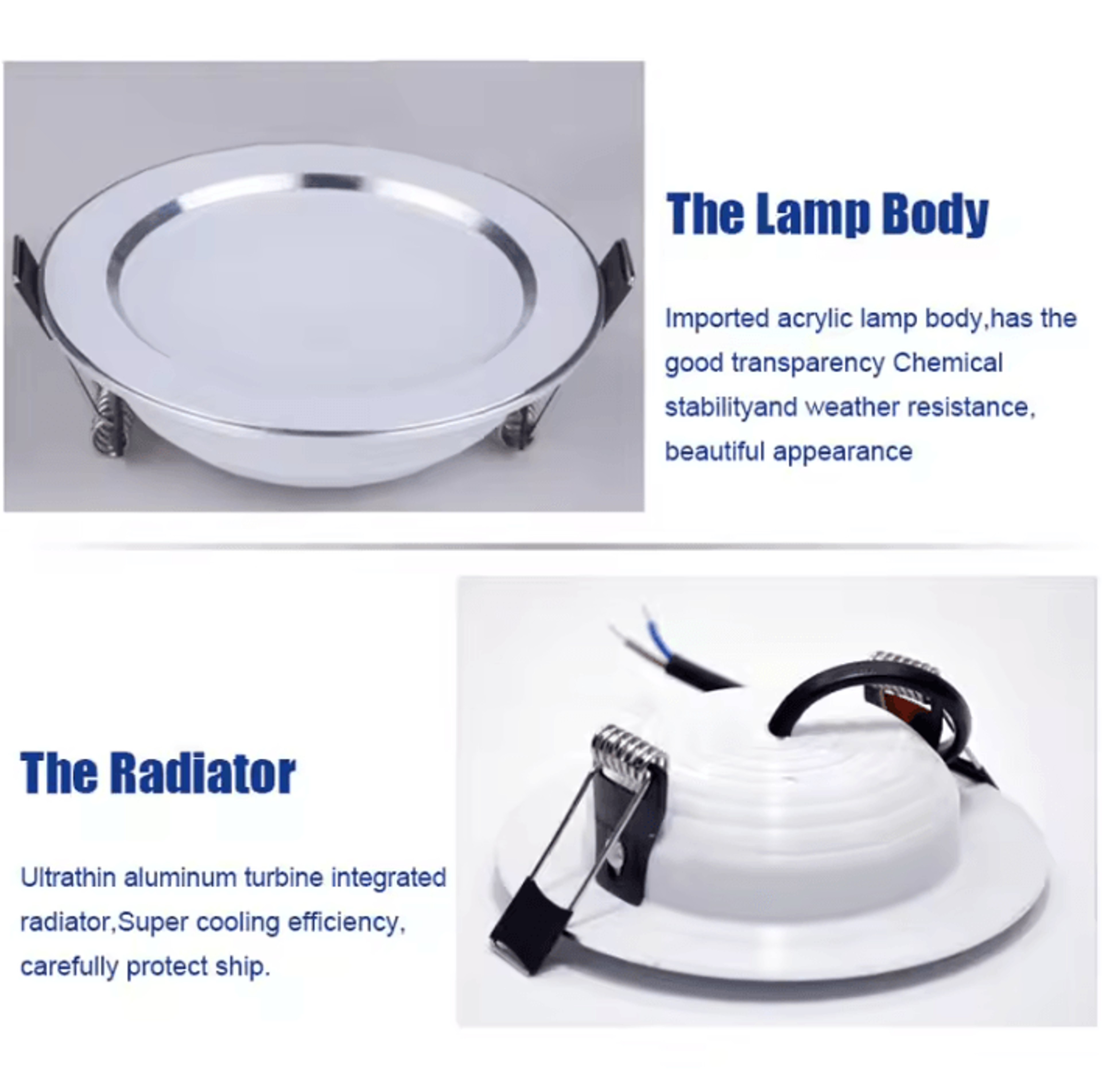 4PCS Waterproof Dimmable LED Downlights 5W 7W 9W 12W 15W 4000K Ceiling Spotlights For Bathroom And  2