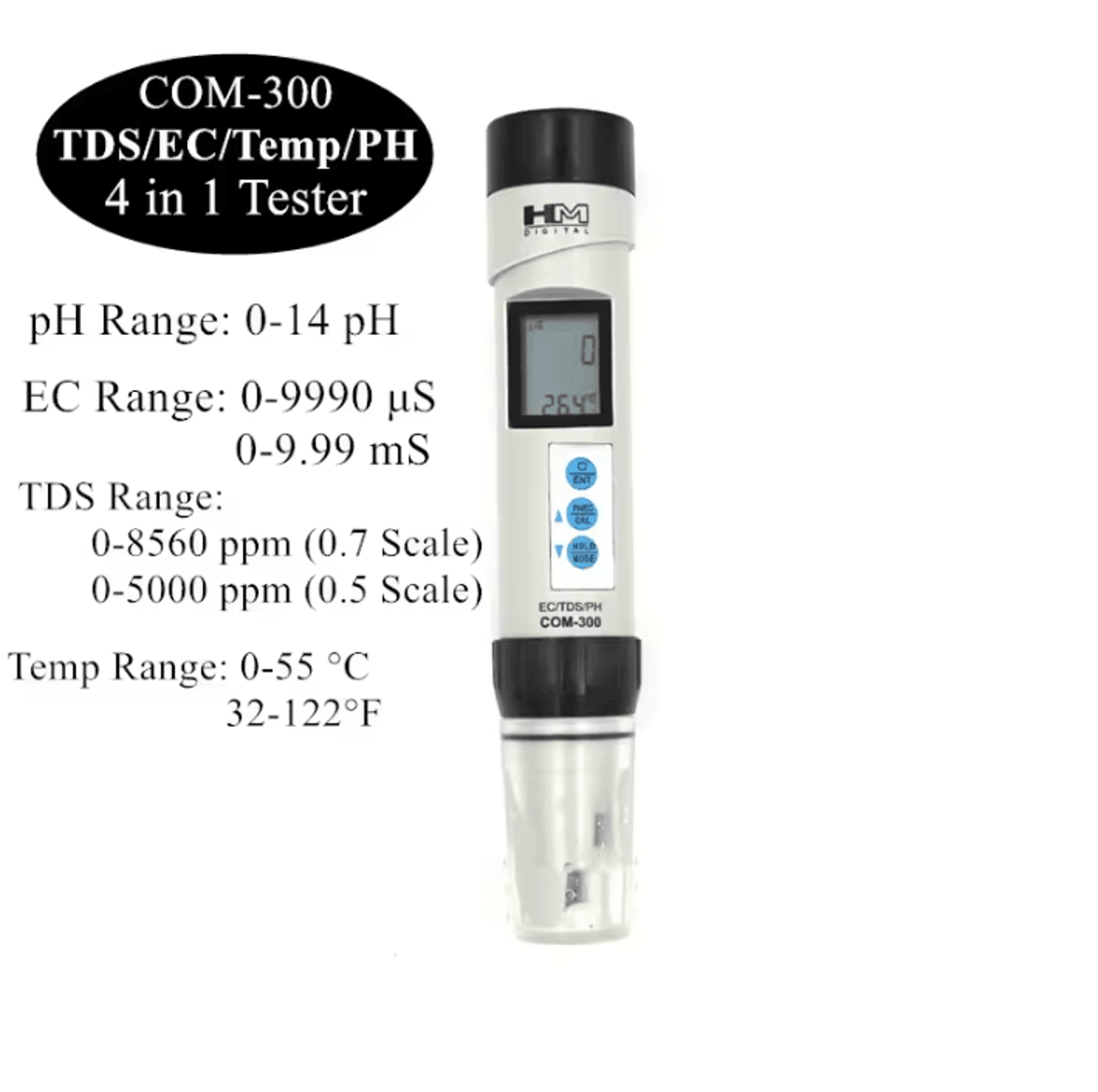 Digital Water Quality Tester 2in1 3in1 4in1 PH TDS EC Temperature Meter For Drinking Water Aquarium 6