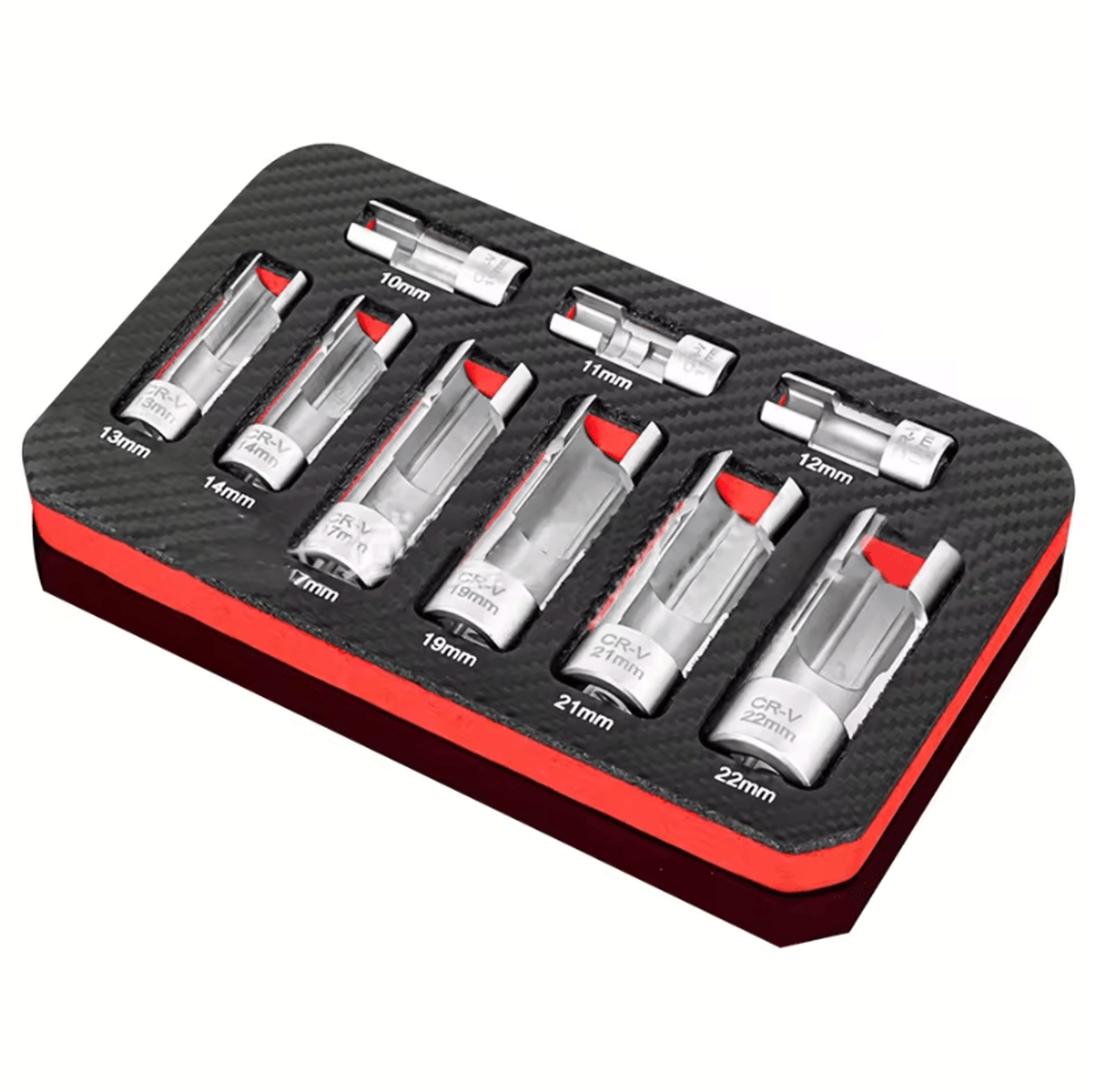 9PCS Oxygen Sensor Socket Wrench Set 1022MM Automotive O2 Sensor Removal Tool Kit With Thread Chase 0