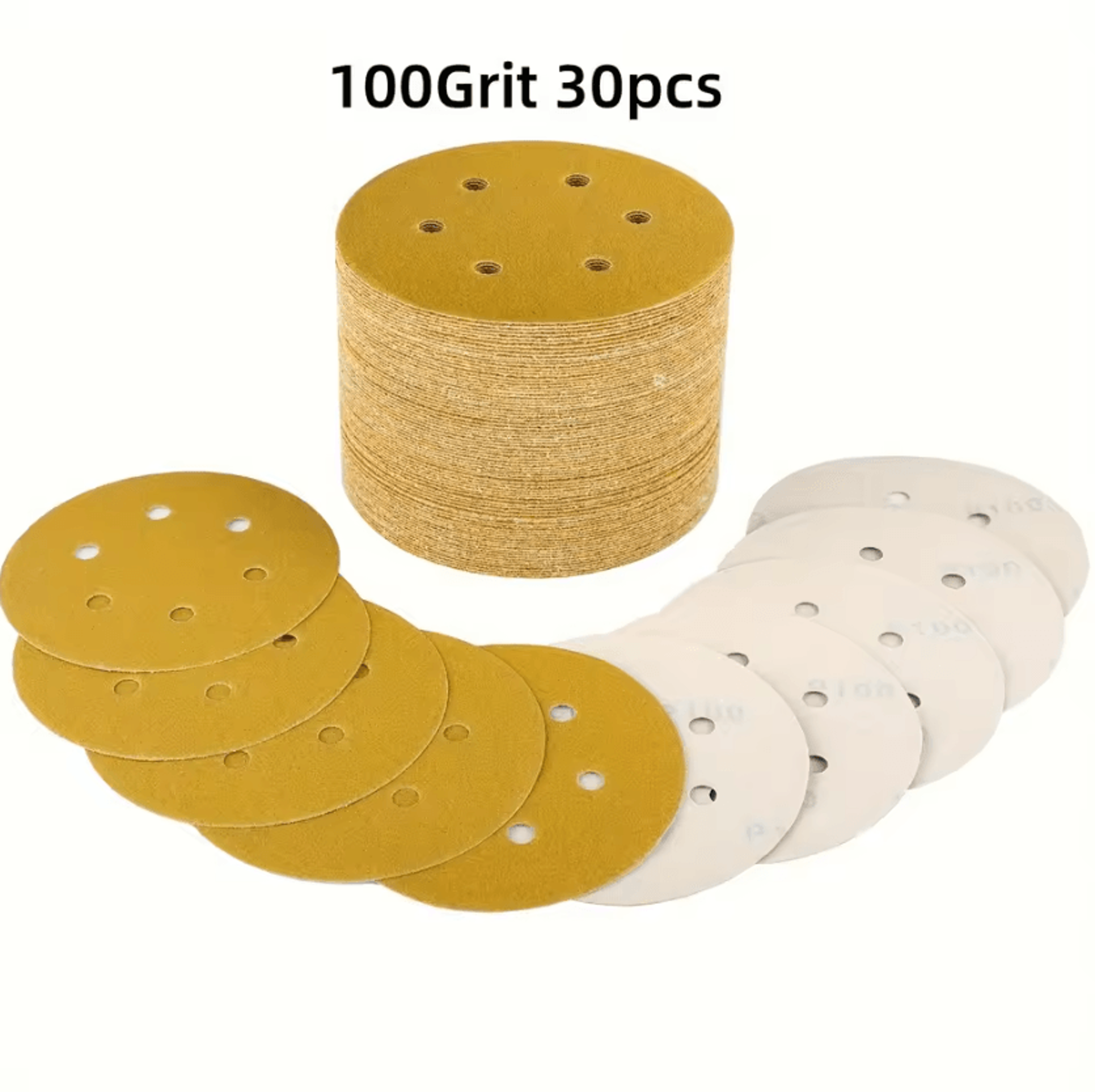 30PCS 6 Inch Hook And Loop Sanding Discs 40800 Grit Sandpaper Set For Orbital Sanders And Woodworki 15
